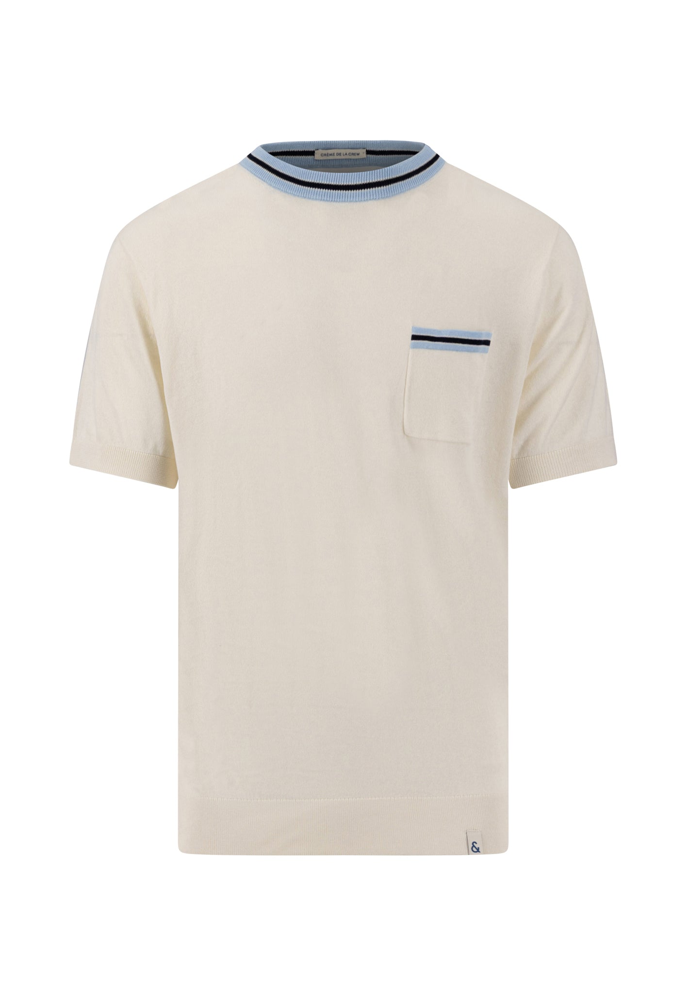 Strick T-Shirt - Cream
