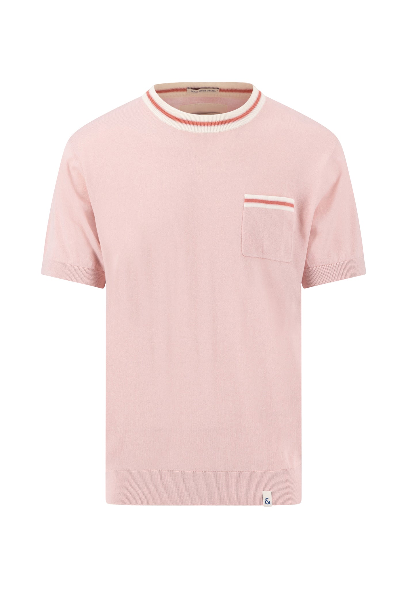 Strick T-Shirt - Rosa