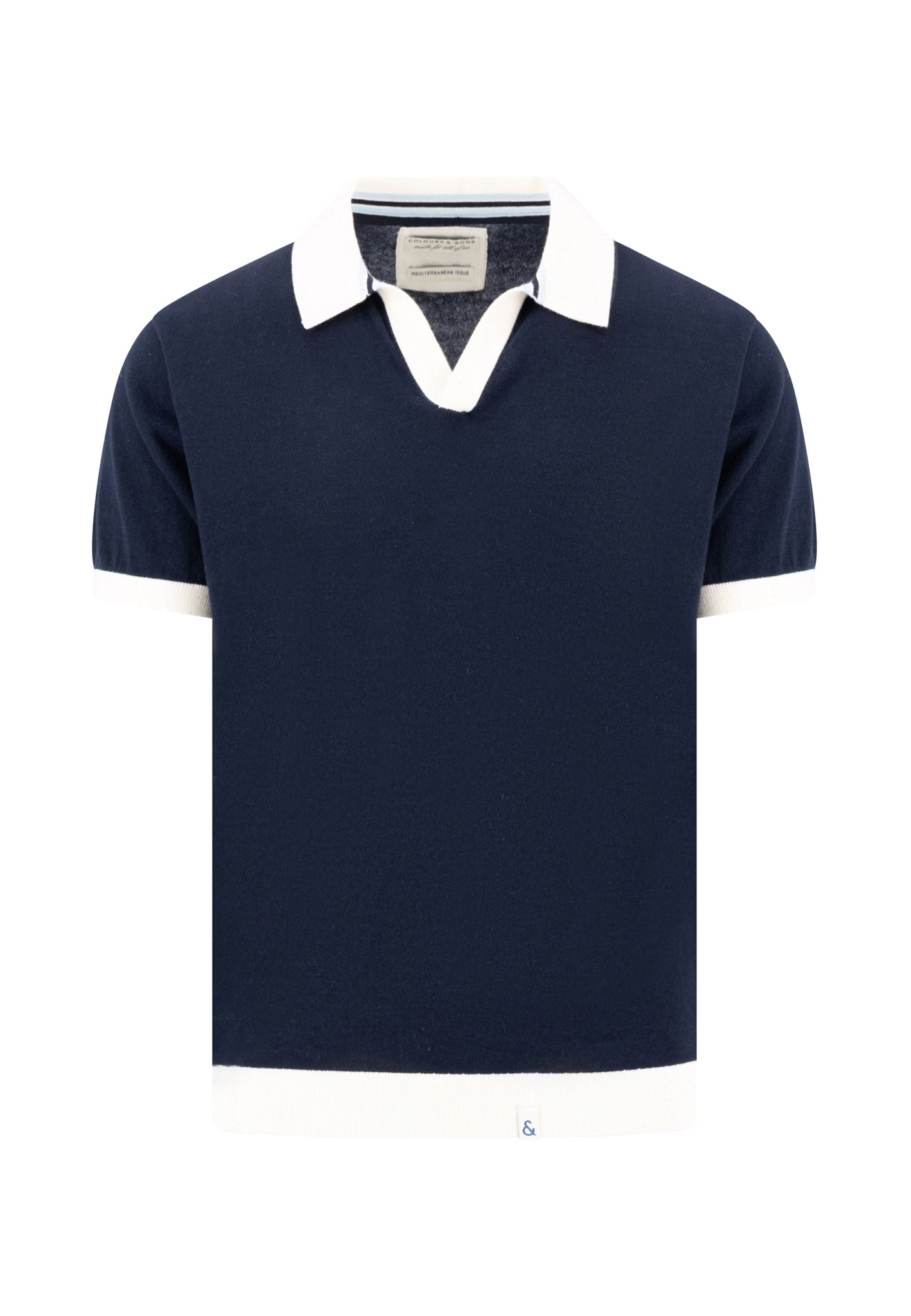 Strick Polo- Navy
