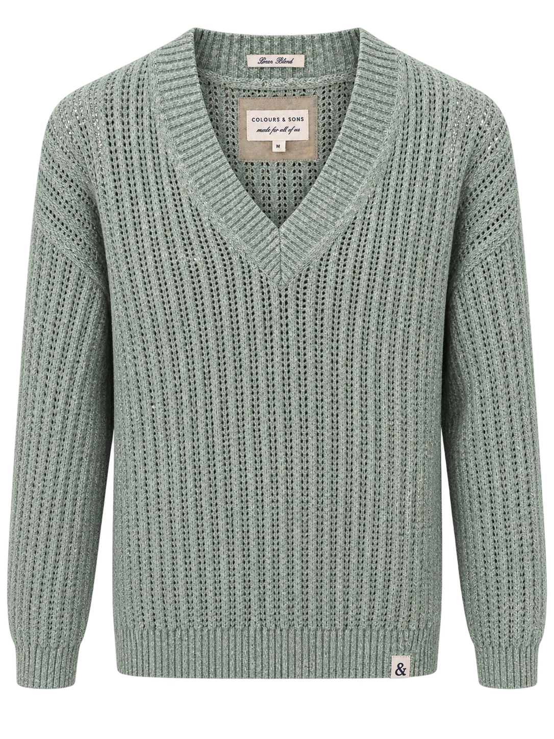 Pullover Leinen Blend - Structured Sage