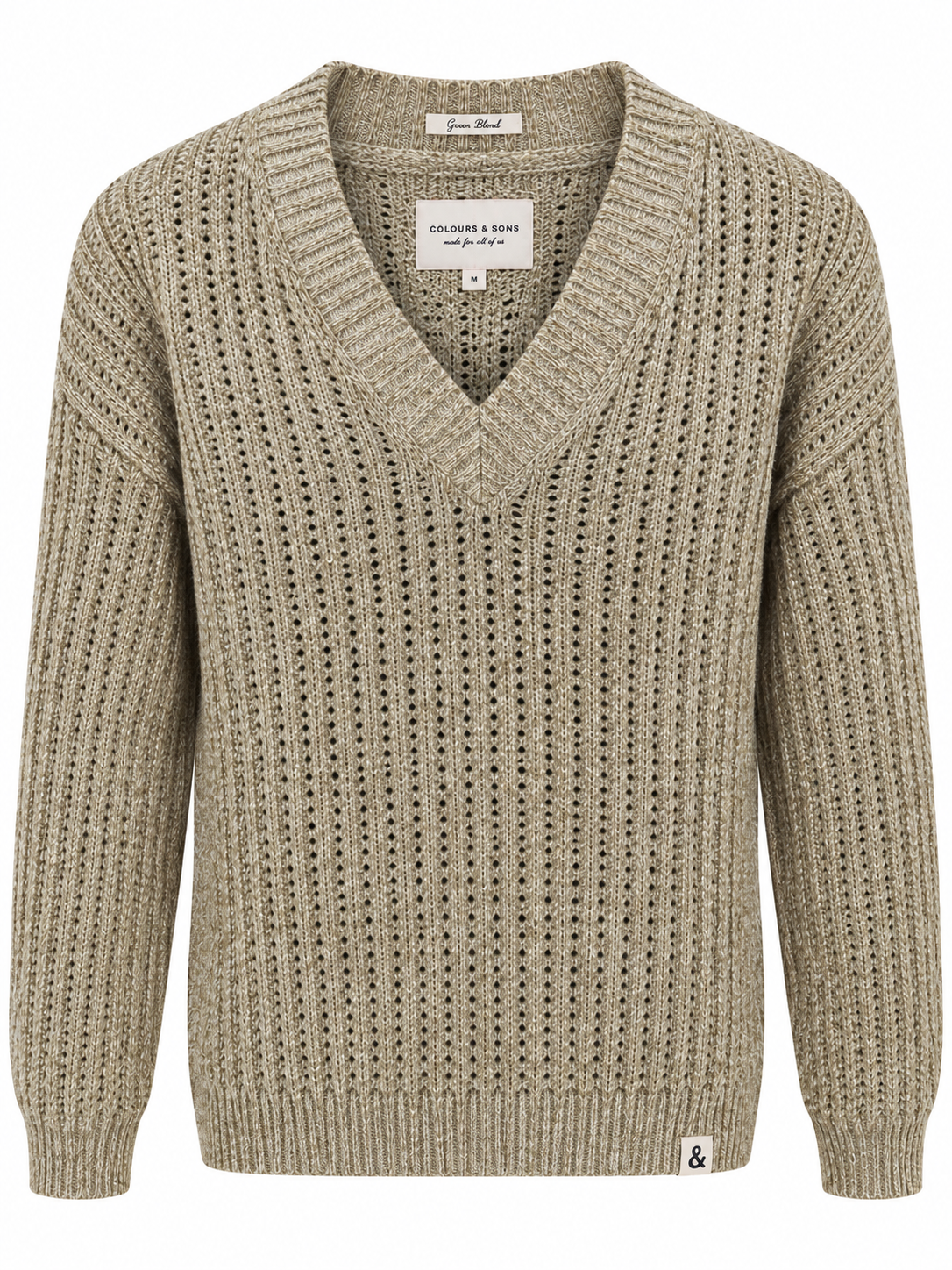 Pullover Leinen Blend -Structured Tent