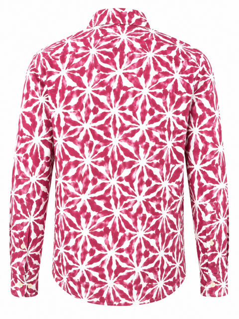 Hemd gemustert - Coral Stars