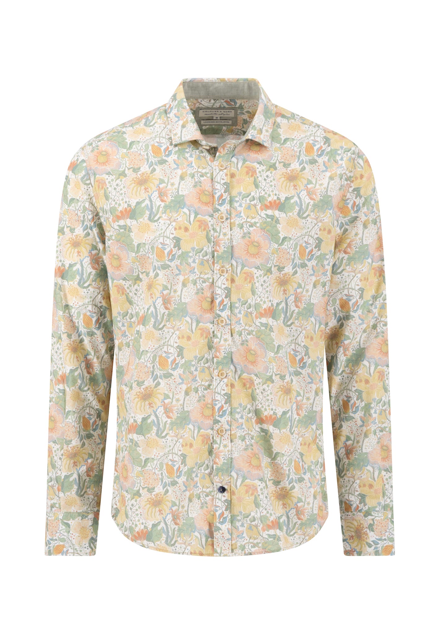 Hemd gemustert - Blumenmuster