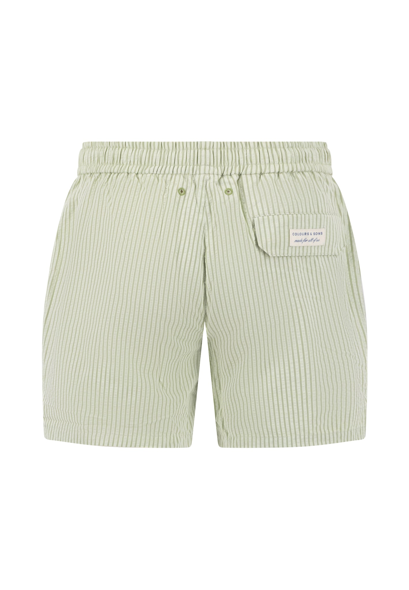 Badehose - Sage Stripes