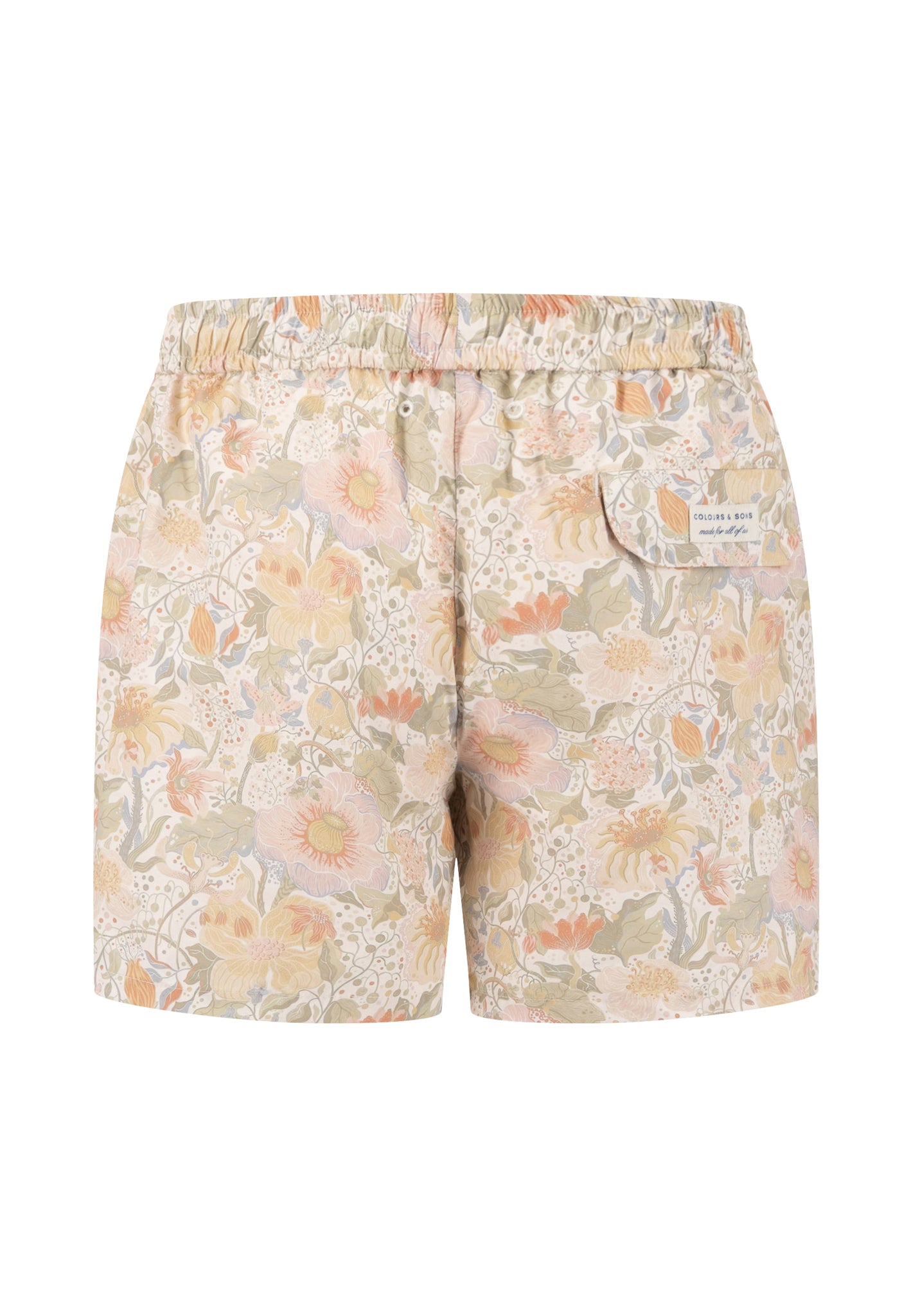 Badehose printed- Blumen