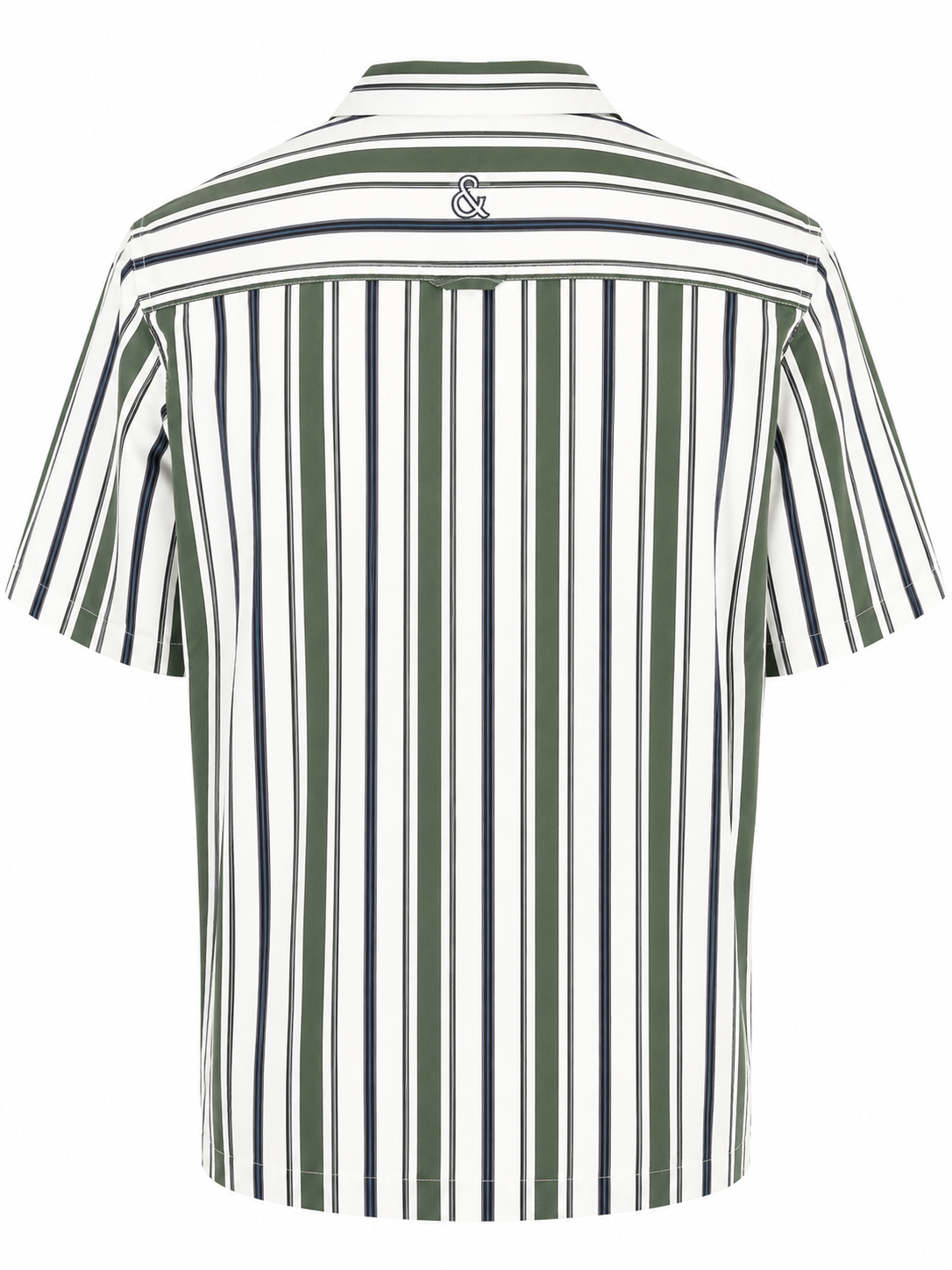 Camp Collar Kurzarmhemd - Stripes