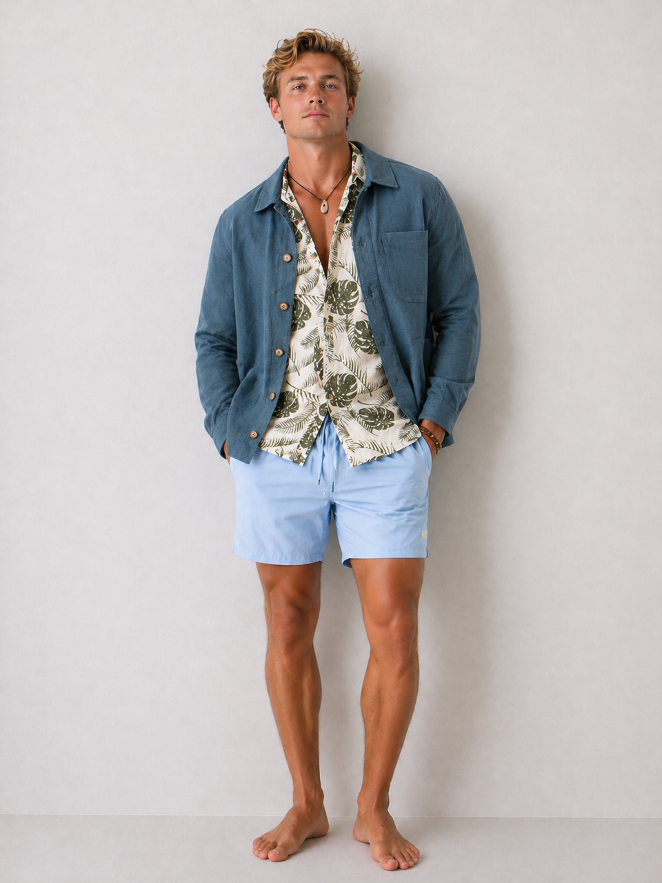 Overshirt Leinen Blend - Laurel