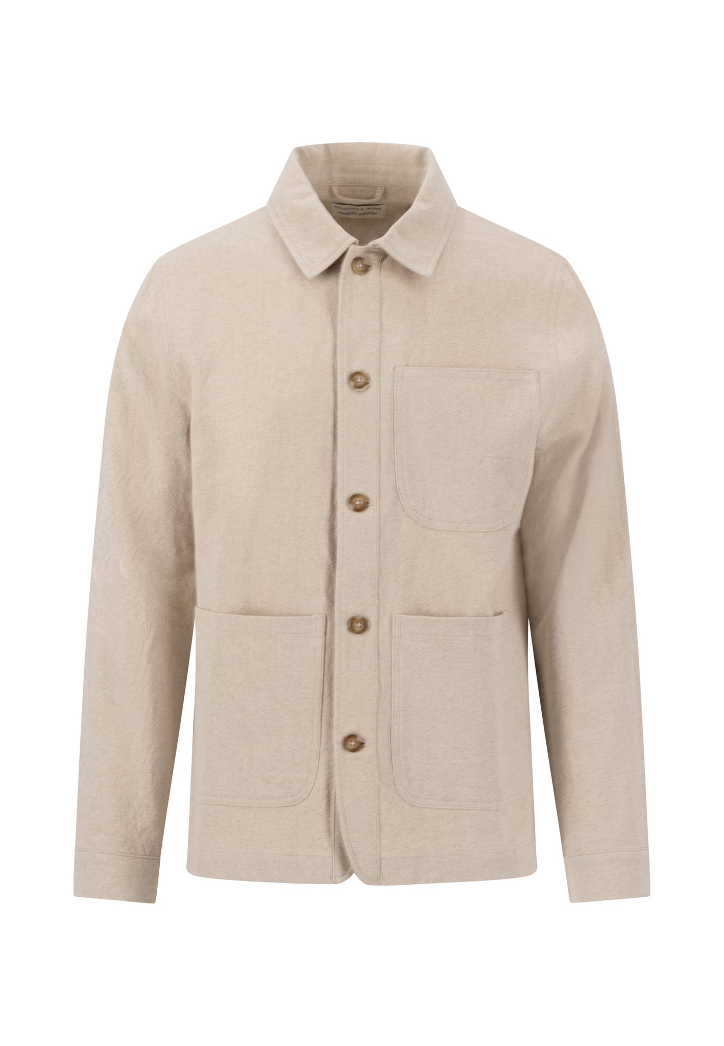 Overshirt Leinen Blend - Peanut