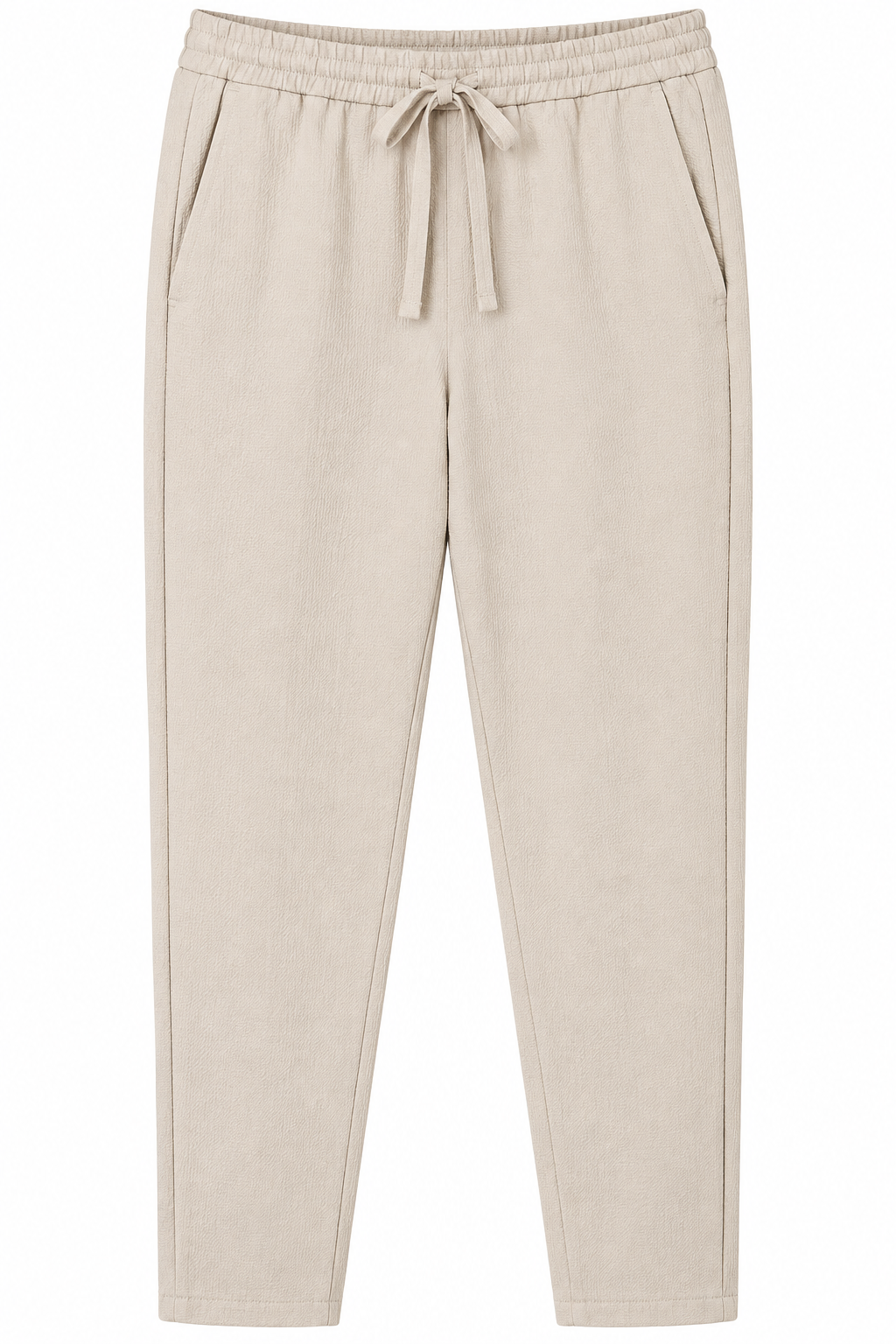 Seersucker Hose - Offwhite
