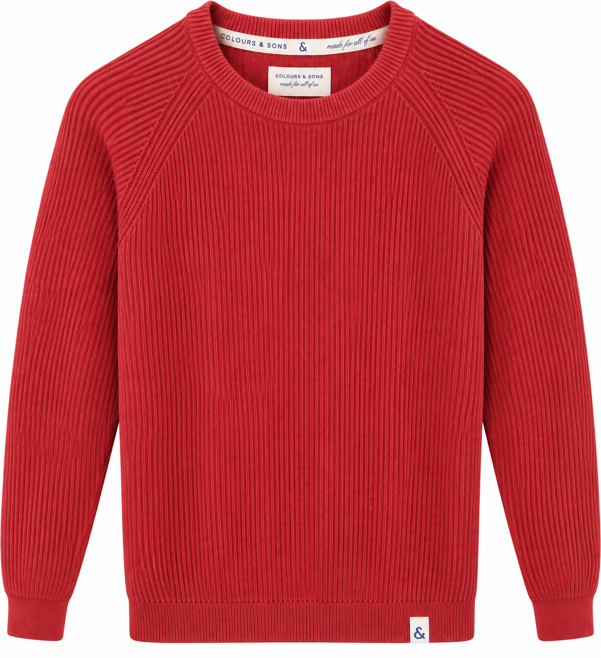 Pullover gerippt - Pomodoro