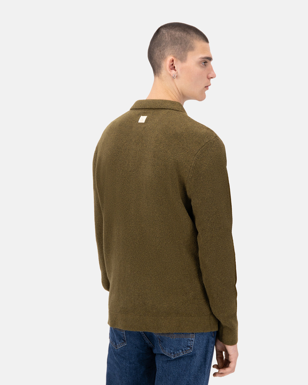 Overshirt Woolen Touch - Olive