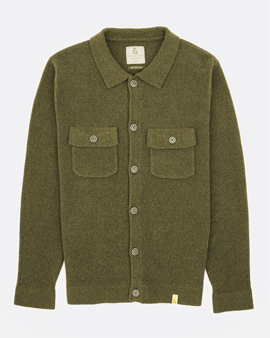 Overshirt Woolen Touch - Olive