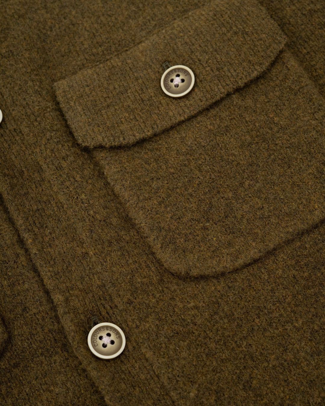 Overshirt Woolen Touch - Olive