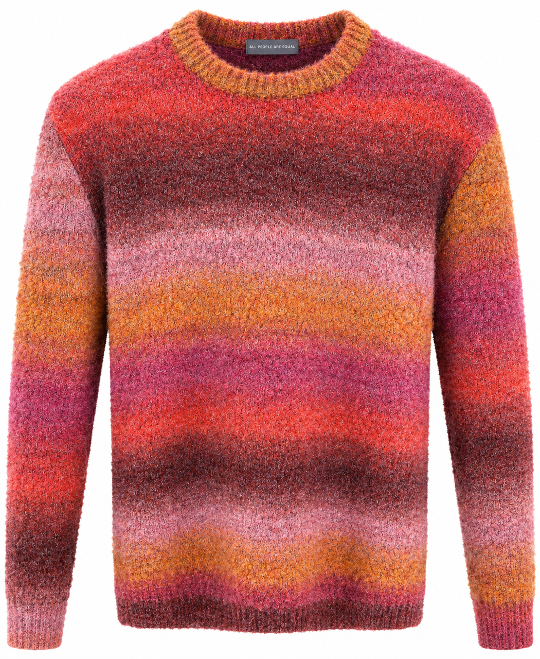 Boucle Pullover -  Berry-Orange