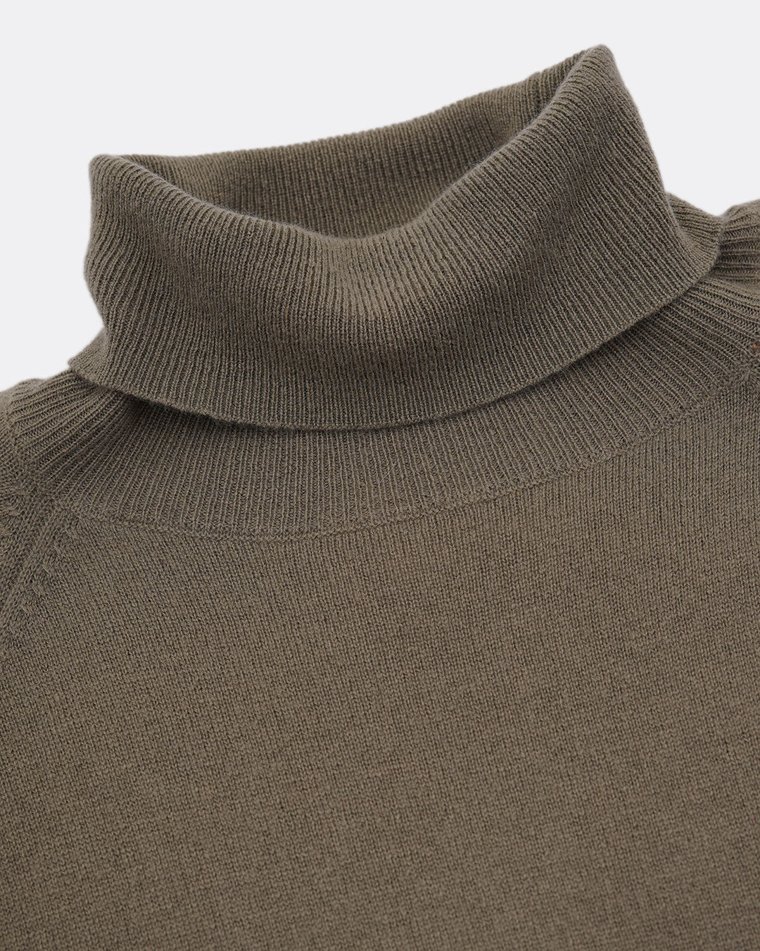 Rollkragen Pullover Kaschmir - Olive