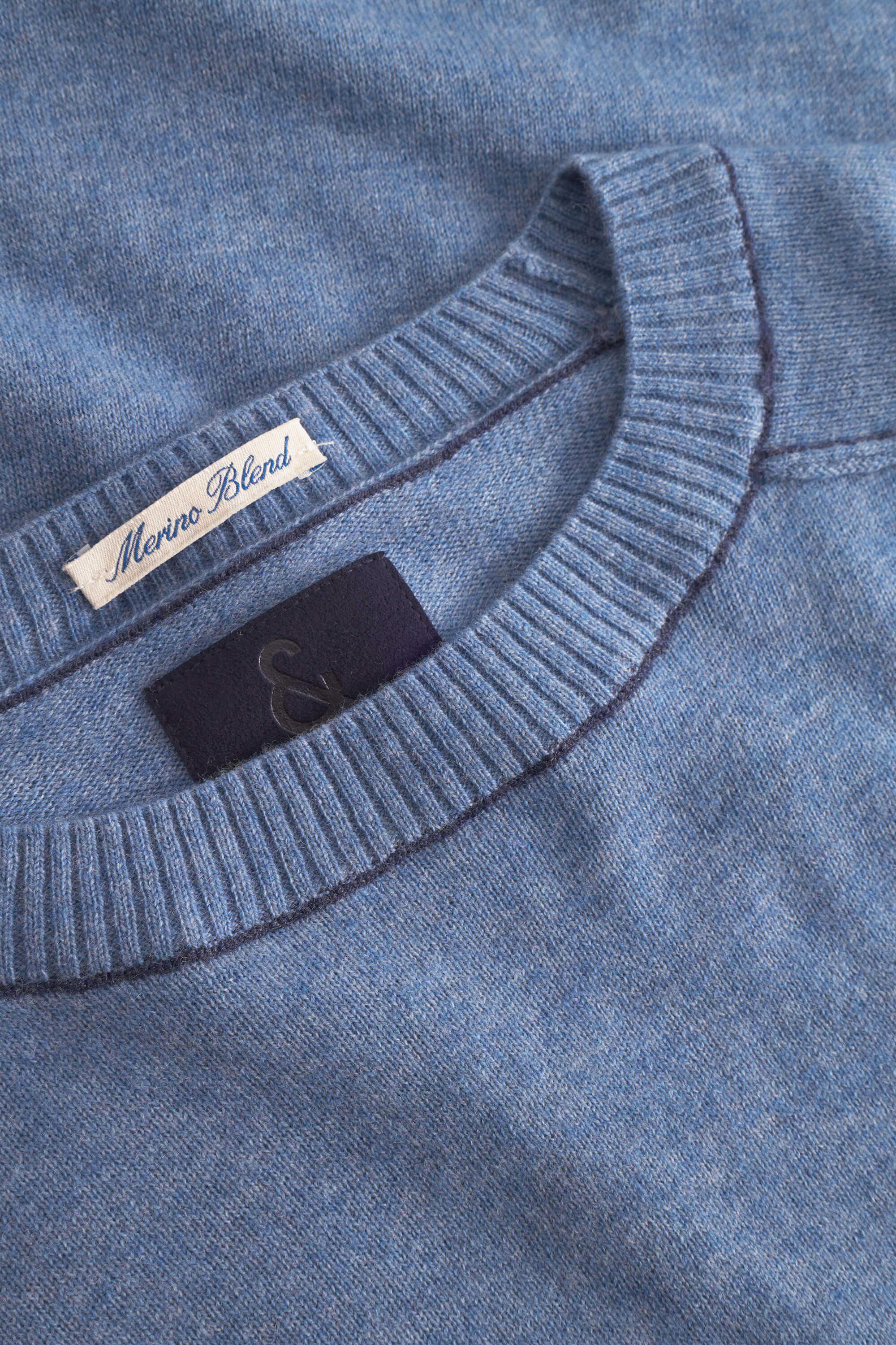 Strickpullover Merino Blend - Denim