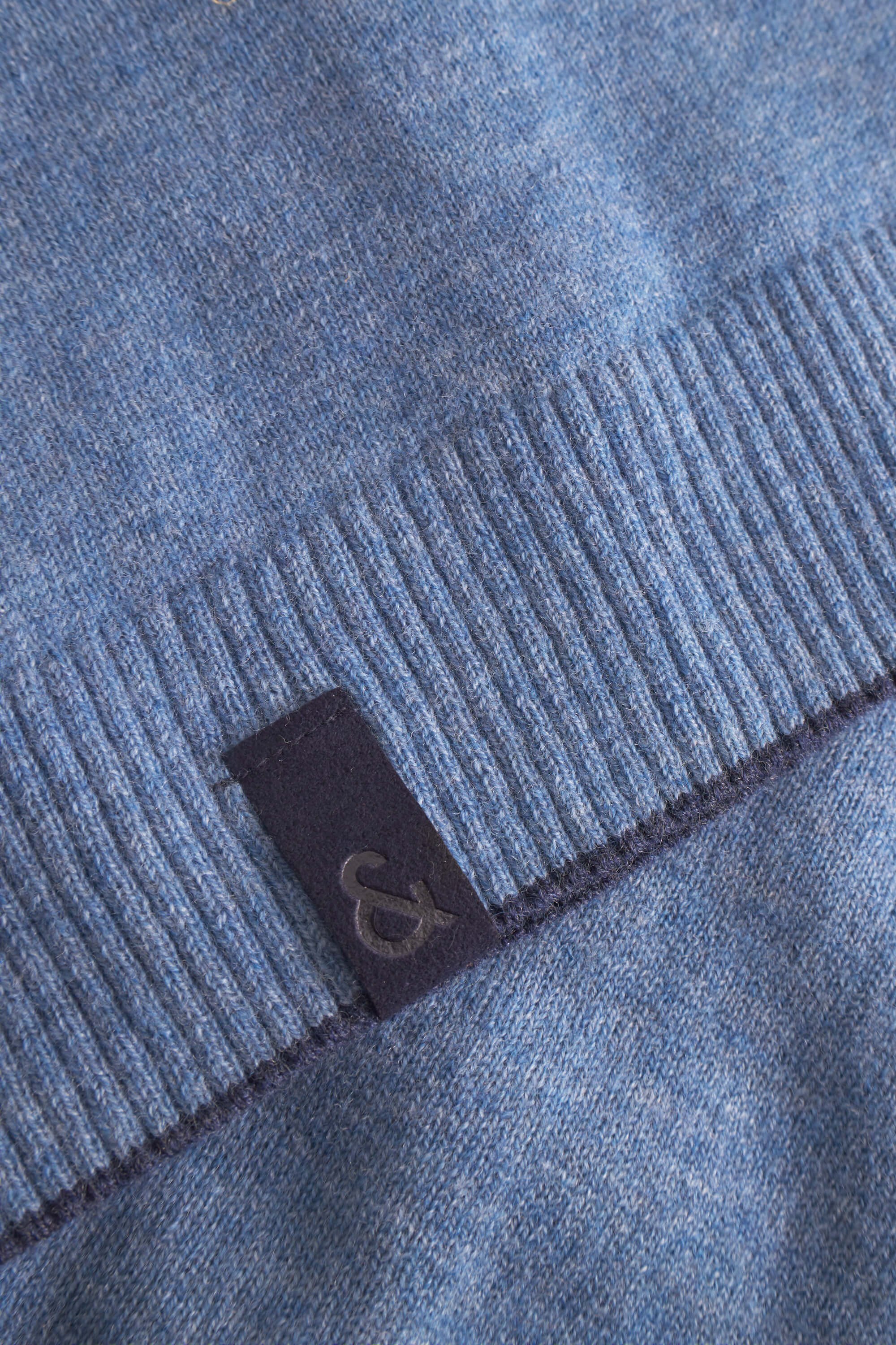 Knitted Jumper Merino Blend - Denim