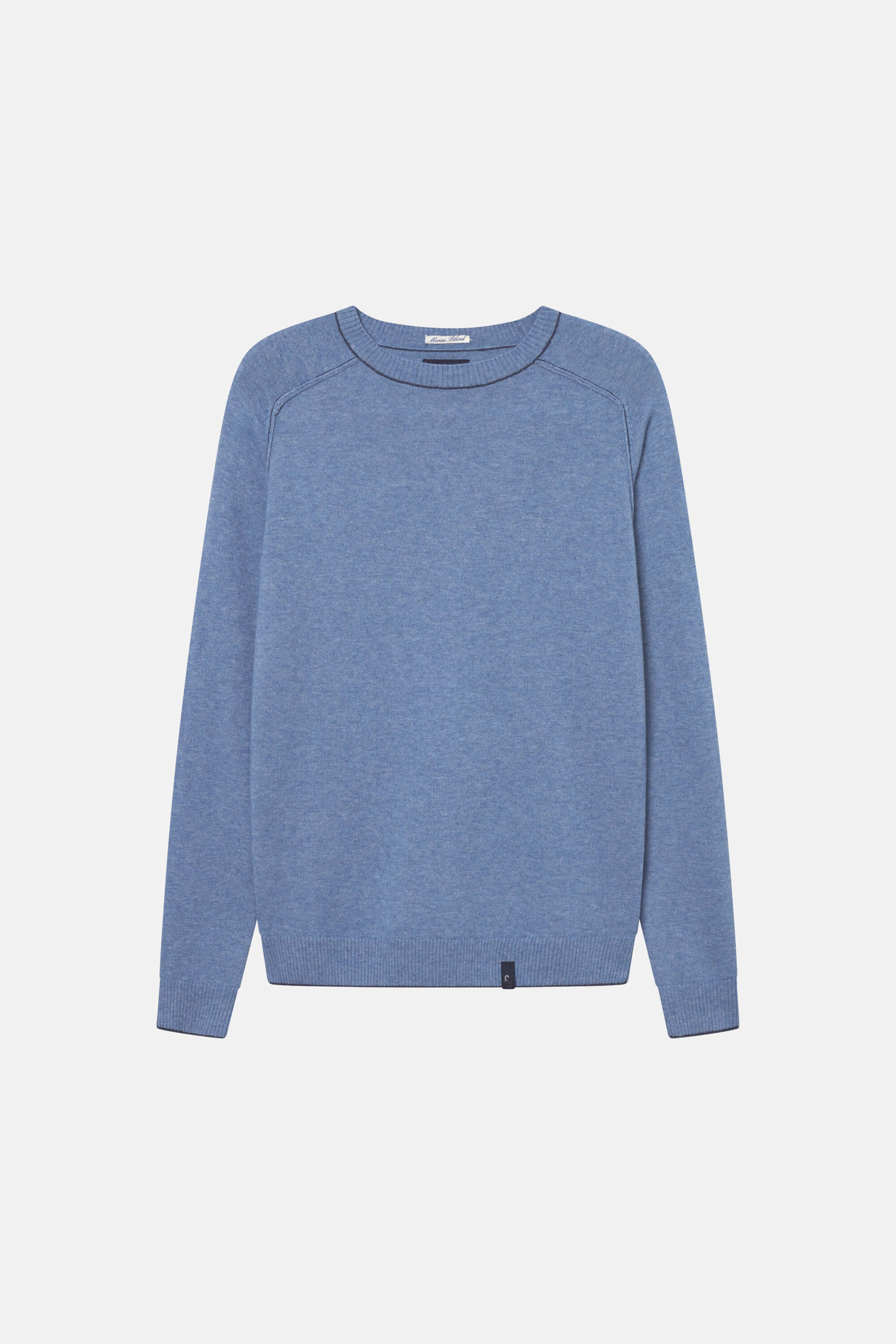 Strickpullover Merino Blend - Denim