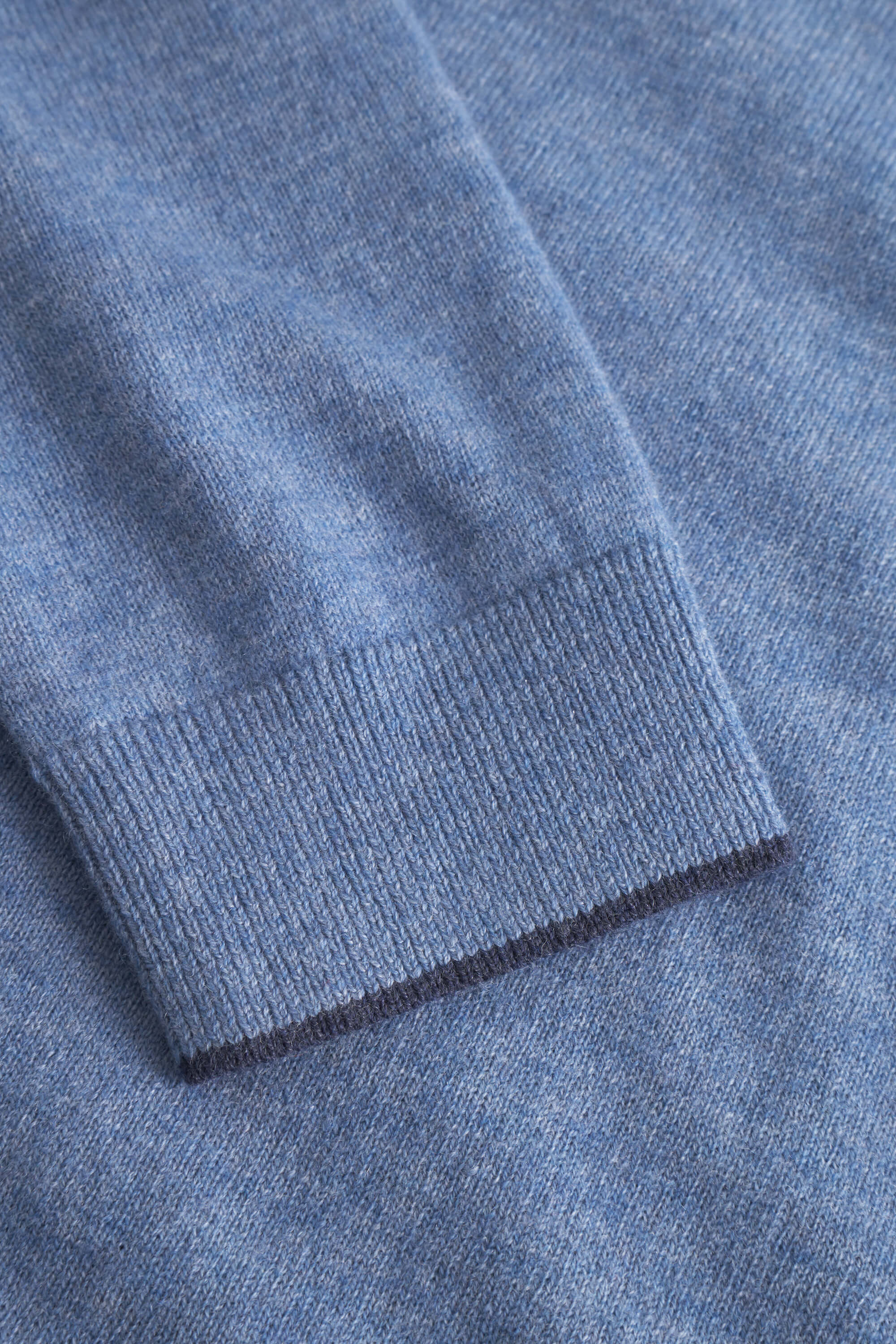 Turtleneck Jumper Merino Blend - Denim