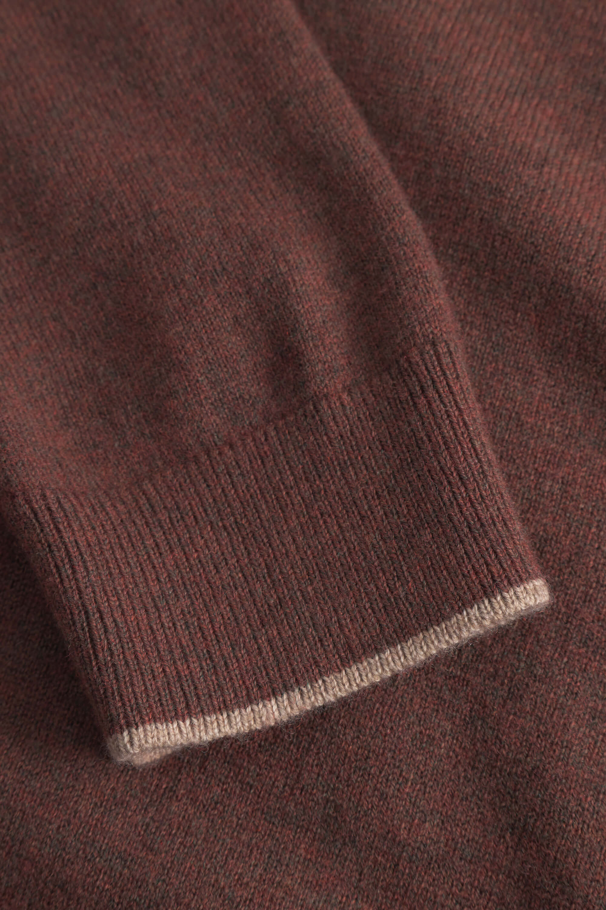 Turtleneck Jumper Merino Blend - Lumber