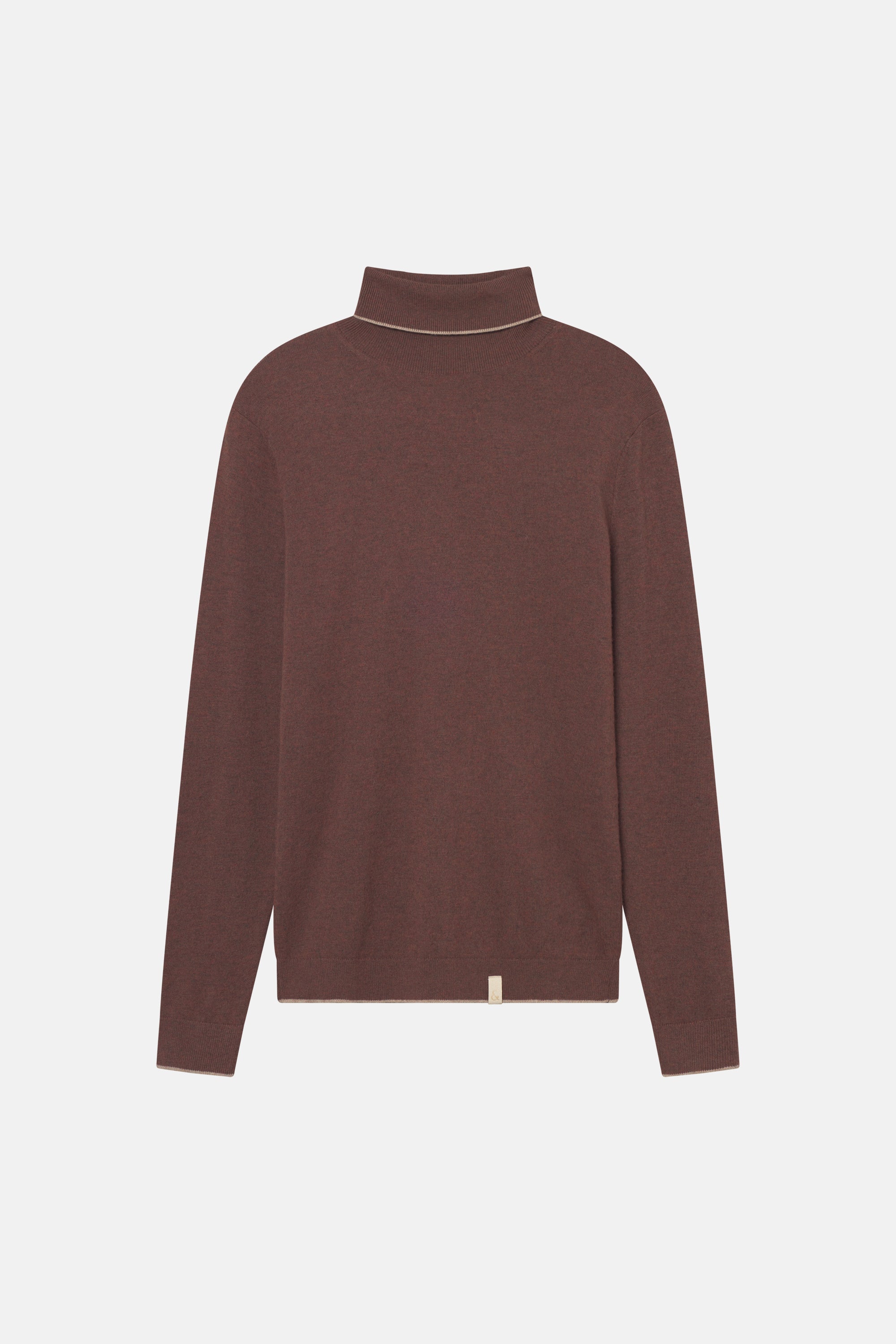 Turtleneck Jumper Merino Blend - Lumber