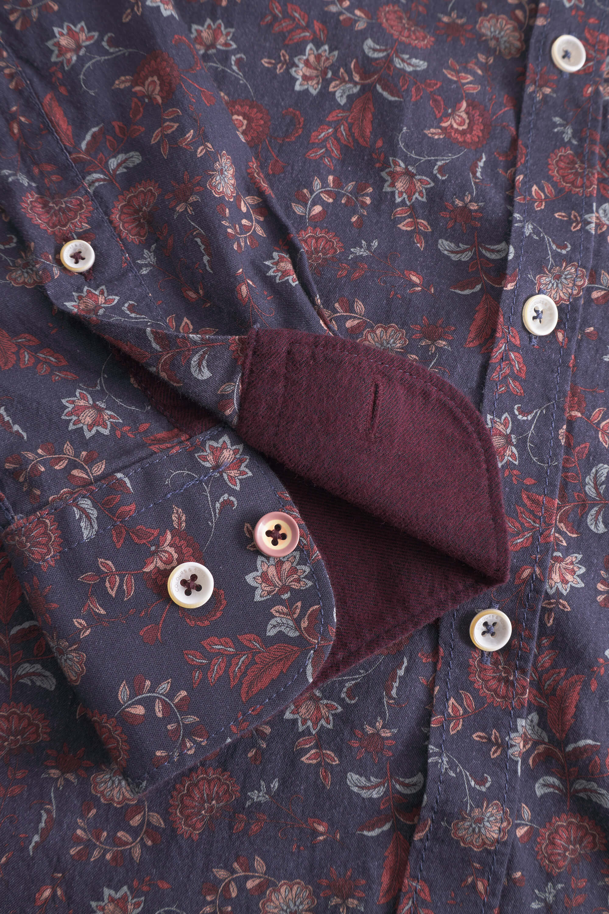 Hemd Navy Floral - Navy Floral