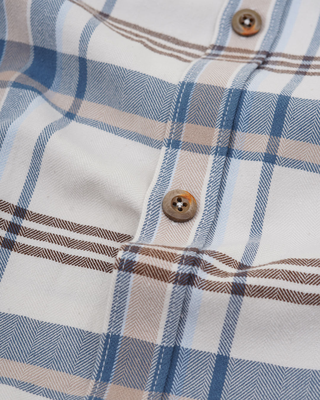 Shirt Check Pattern - Denim Check