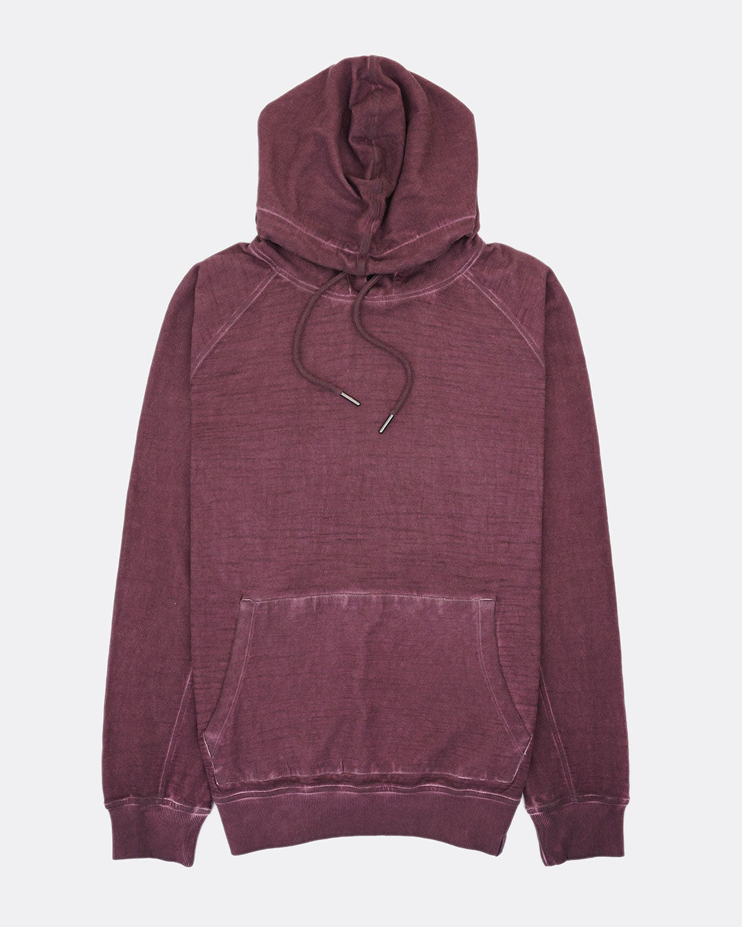 Hoodie Cold Dyed - Merlot