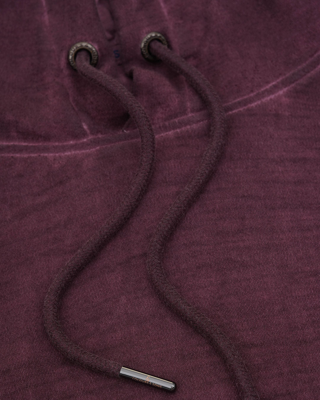 Hoodie Cold Dyed - Merlot