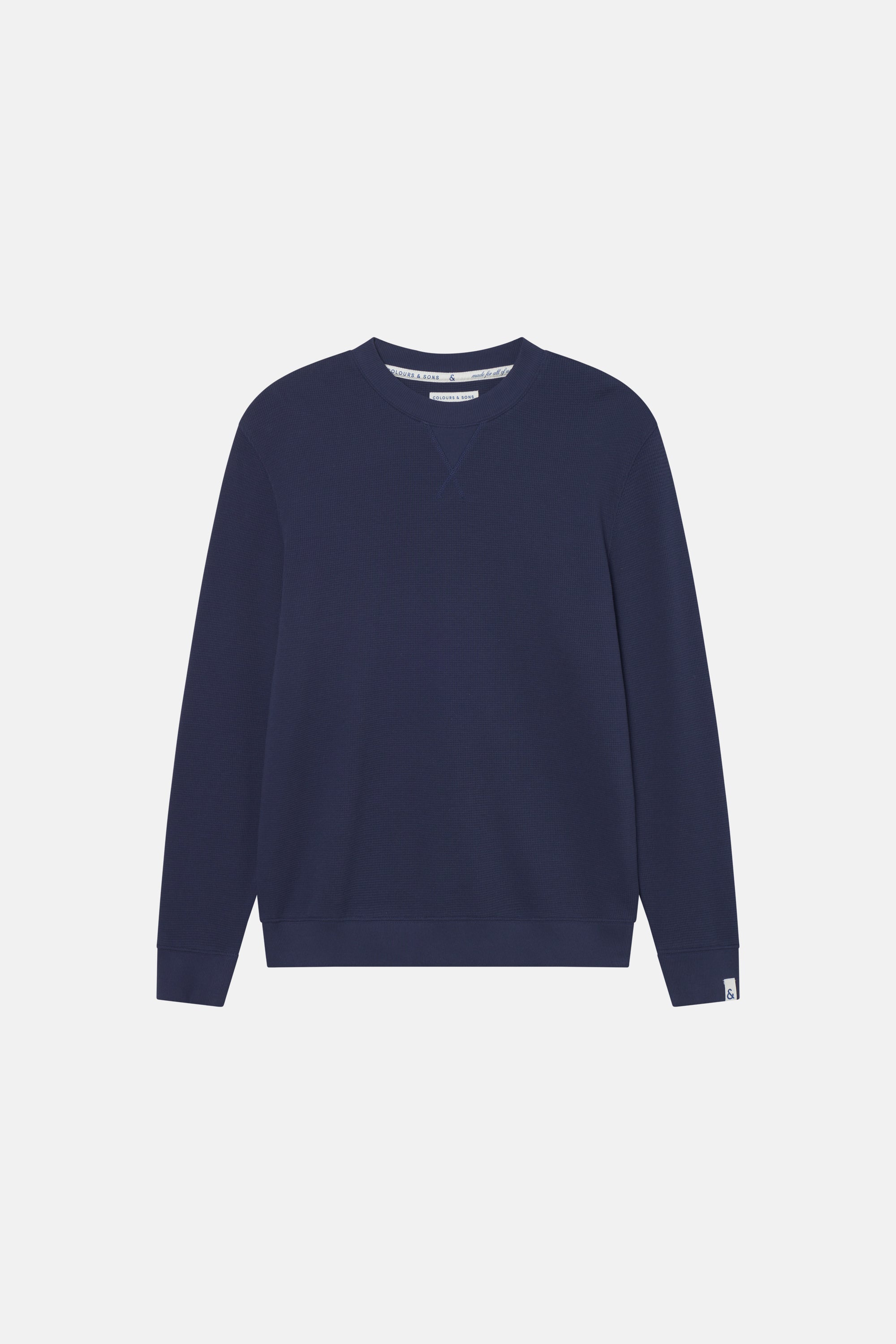 Sweatshirt Strukturiert - Navy