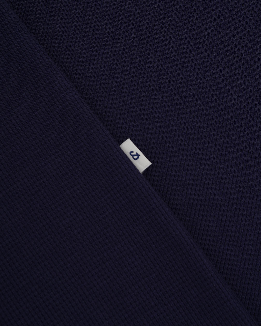 Henley Shirt Strukturiert - Navy