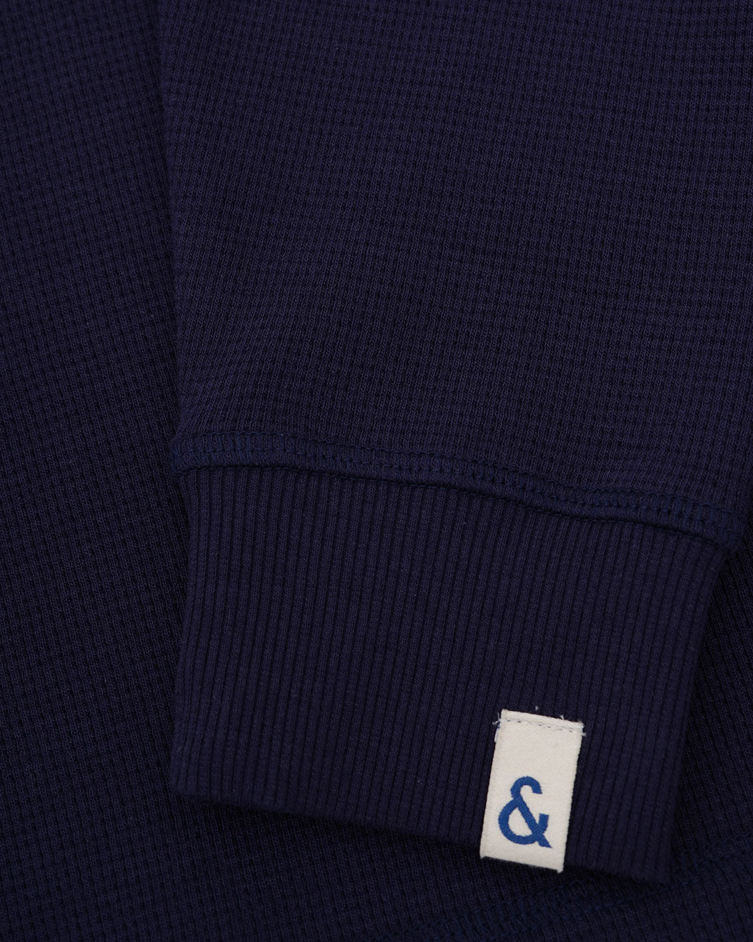 Henley Shirt Strukturiert - Navy