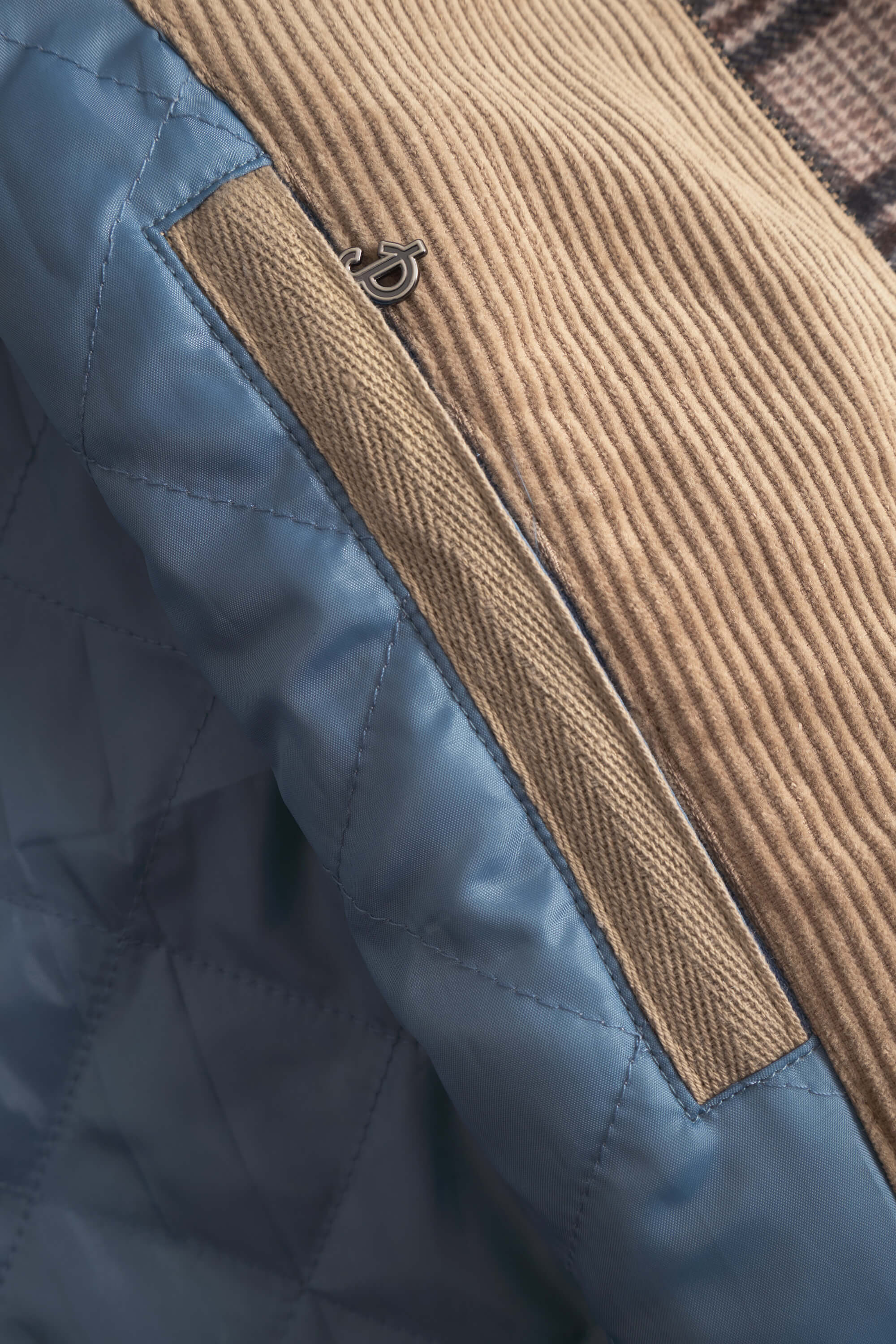 Corduroy Bomber-Jacket beige - Tent