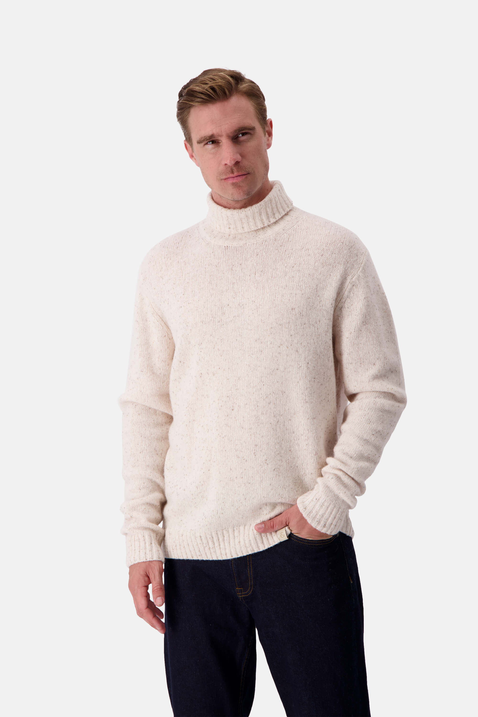 Knitted Jumper Donegal - Offwhite