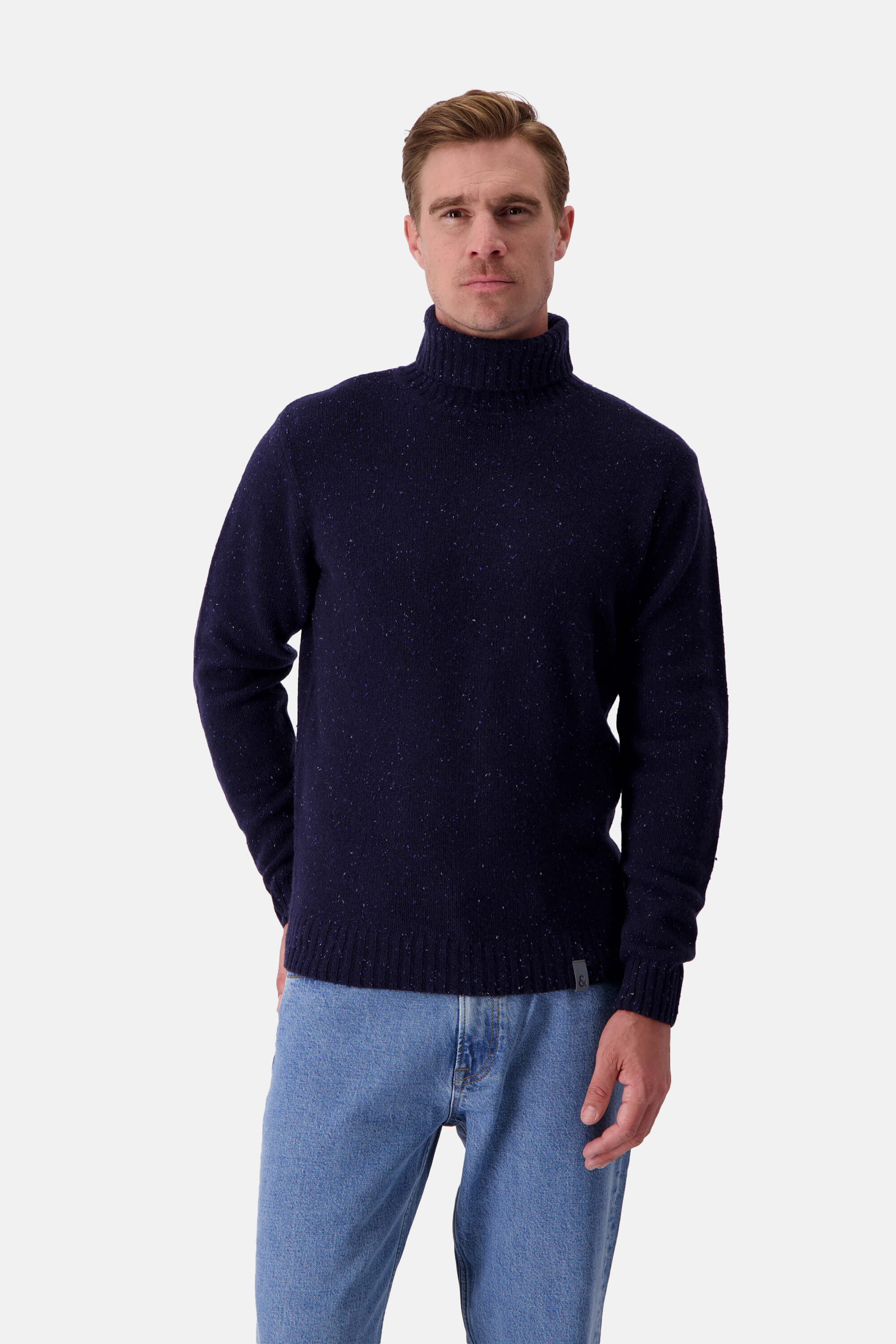 Knitted Jumper Donegal - Navy