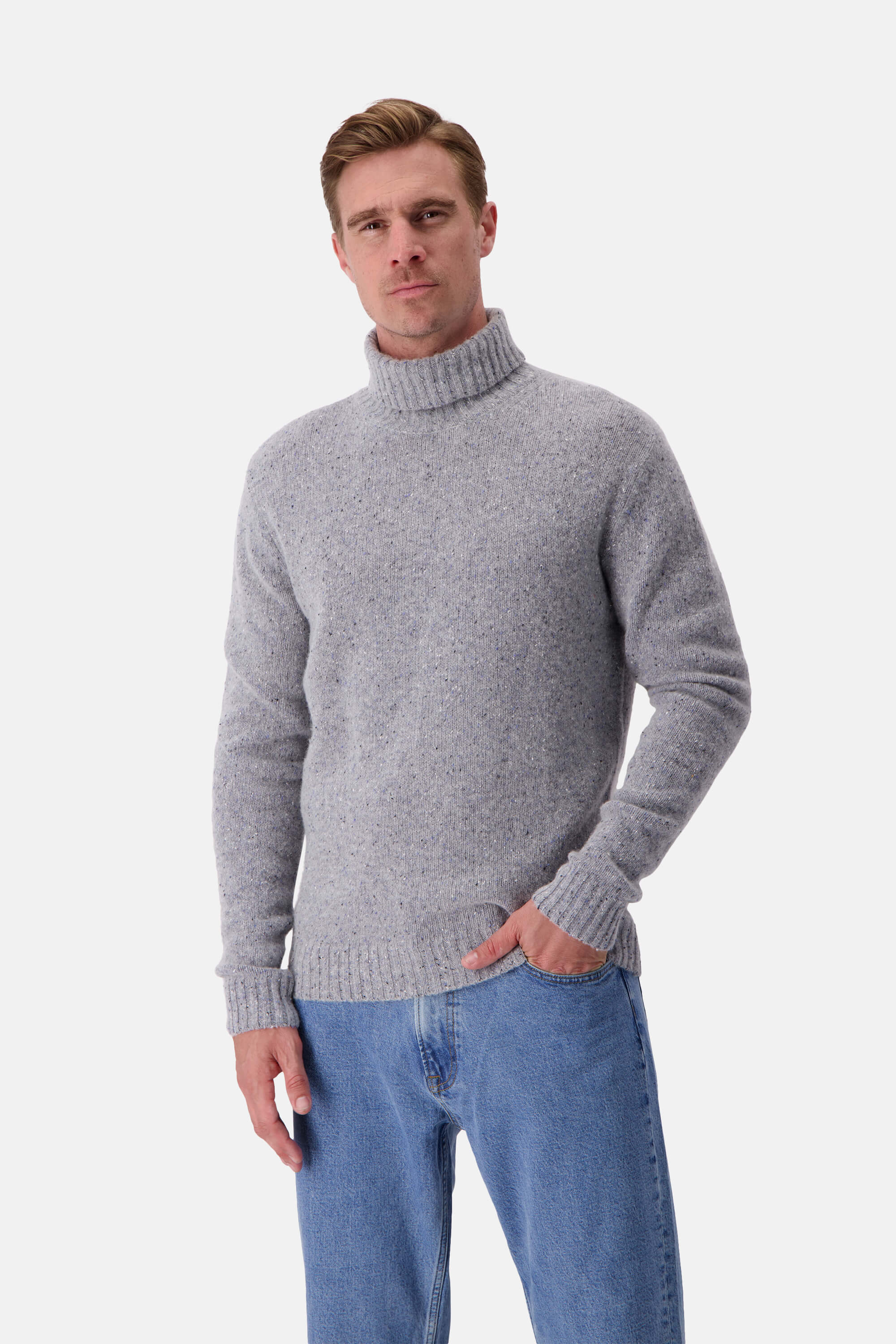 Strickpullover Donegal - Silver