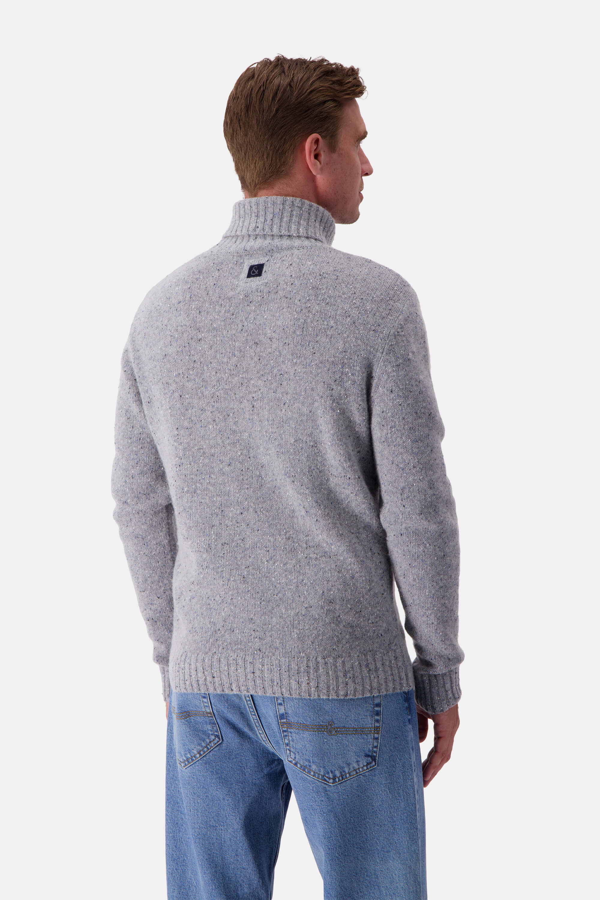 Knitted Jumper Donegal - Silver