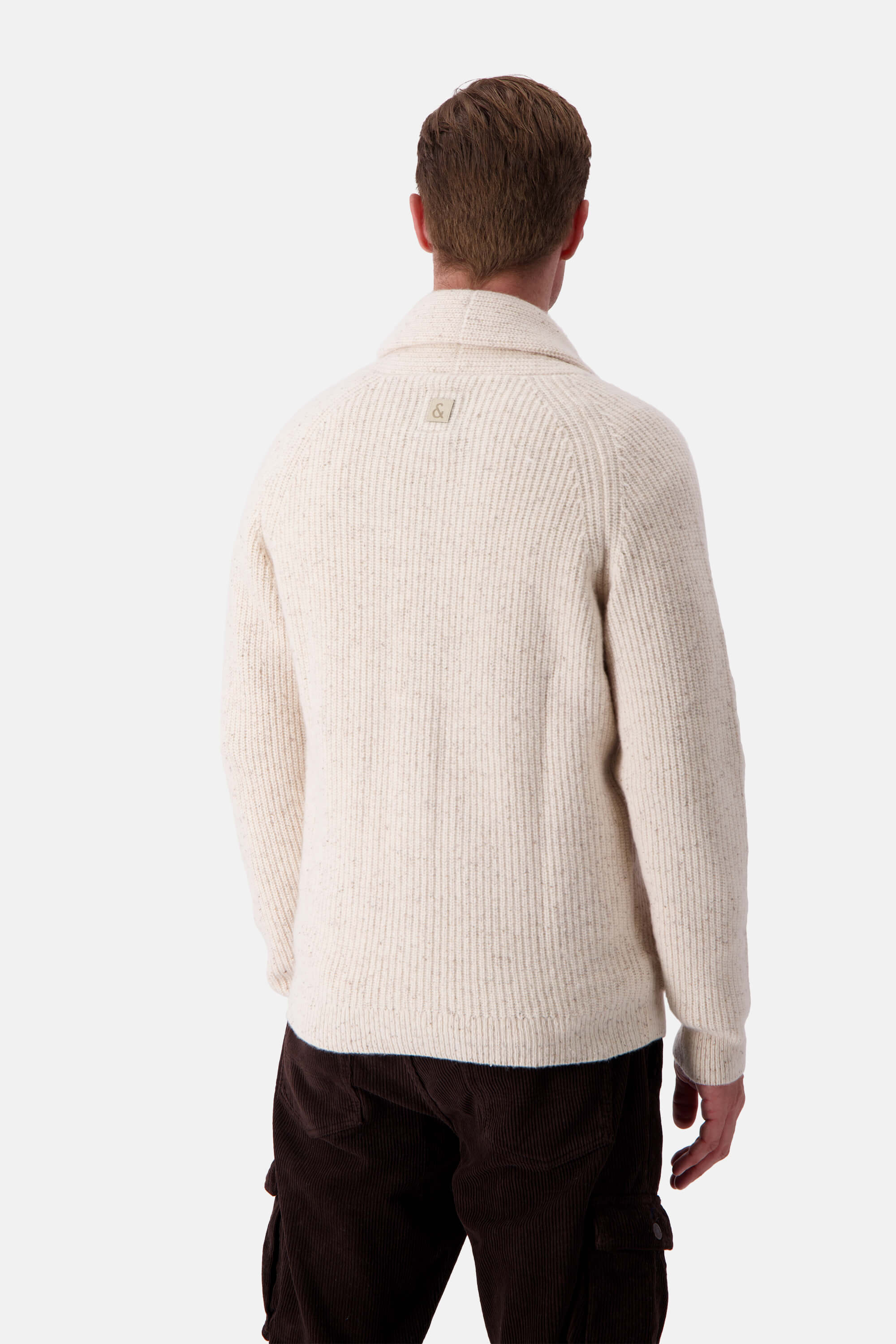 Strickjacke Donegal - Offwhite