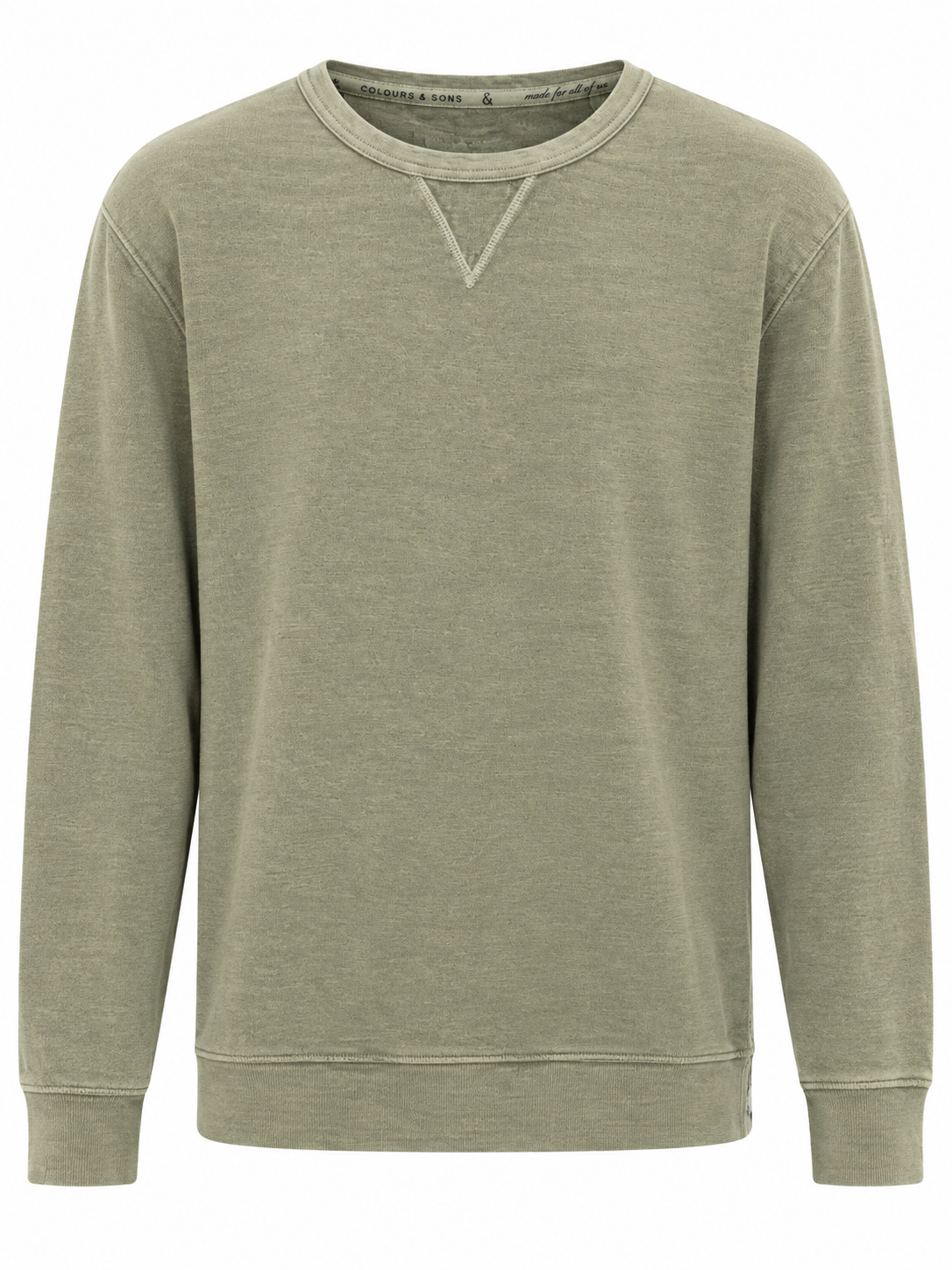 Basic Sweatshirt - washed Green