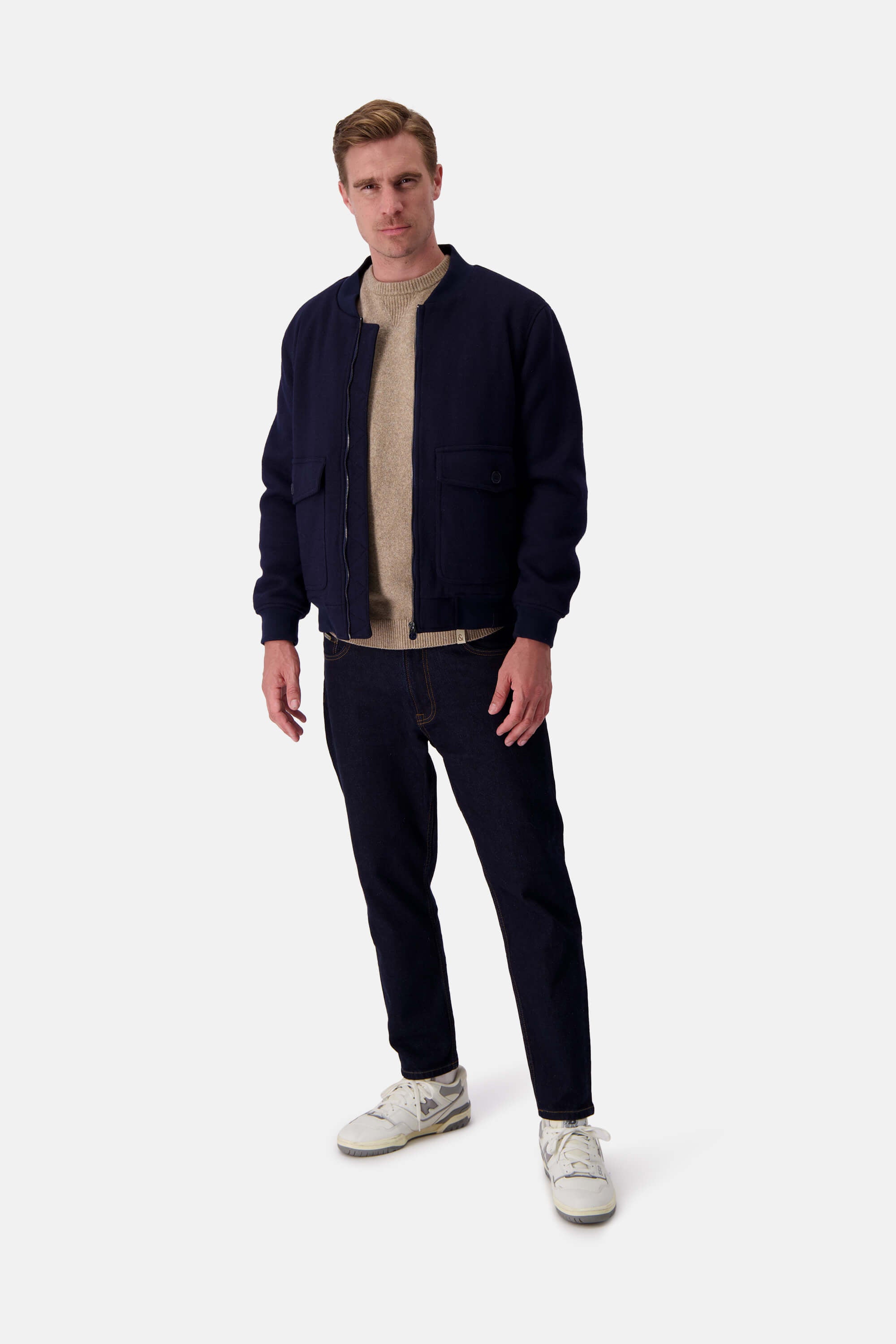 Bomber Jacke - Navy