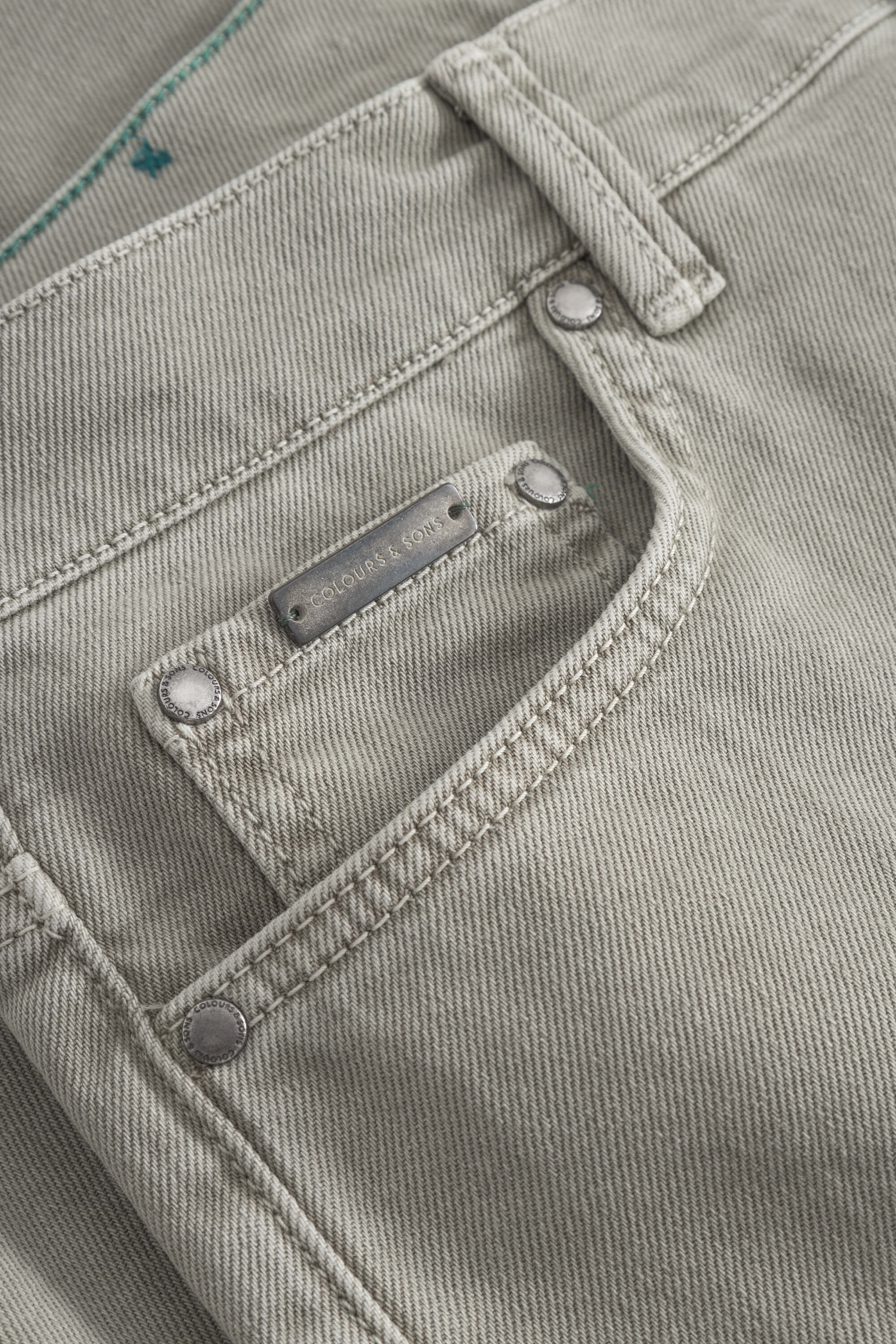 Natural Dye Denim - Olive