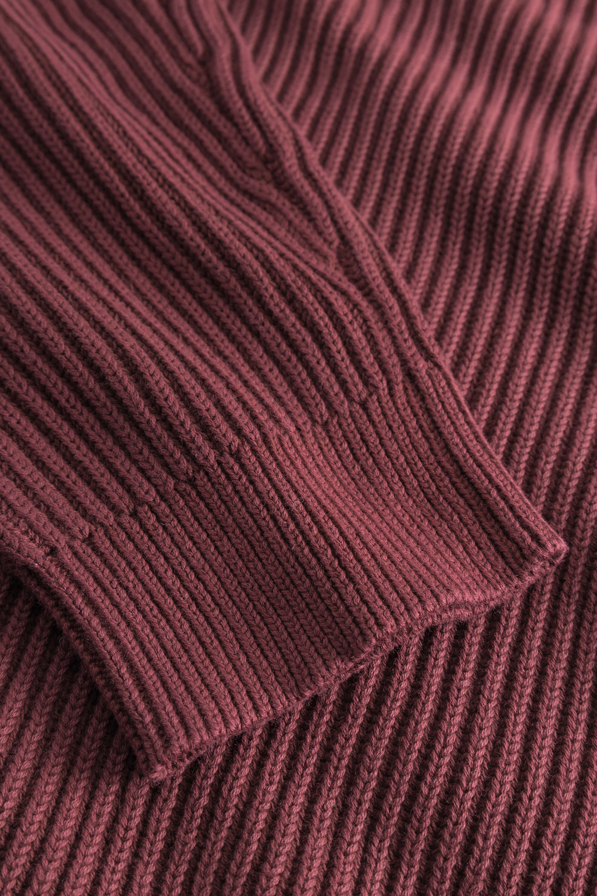 Pullover gerippt - Port Wine