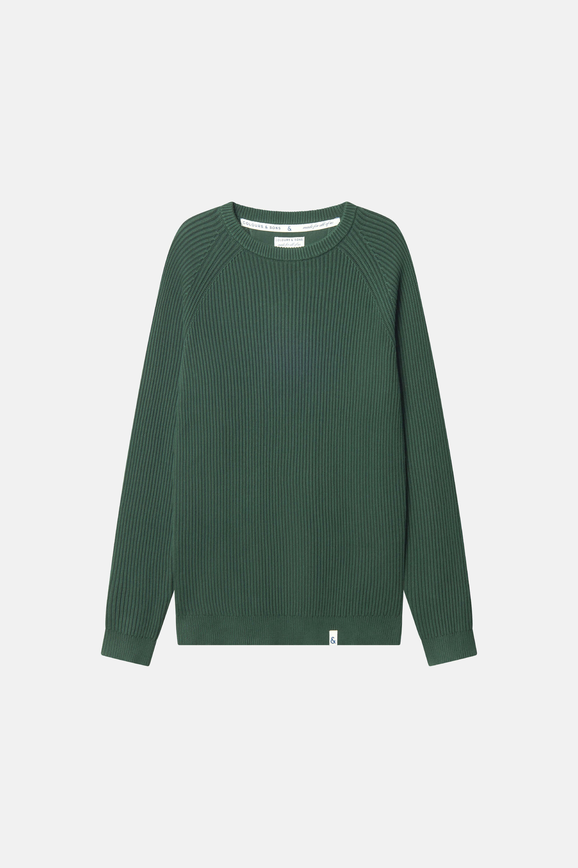 Pullover gerippt - Pine