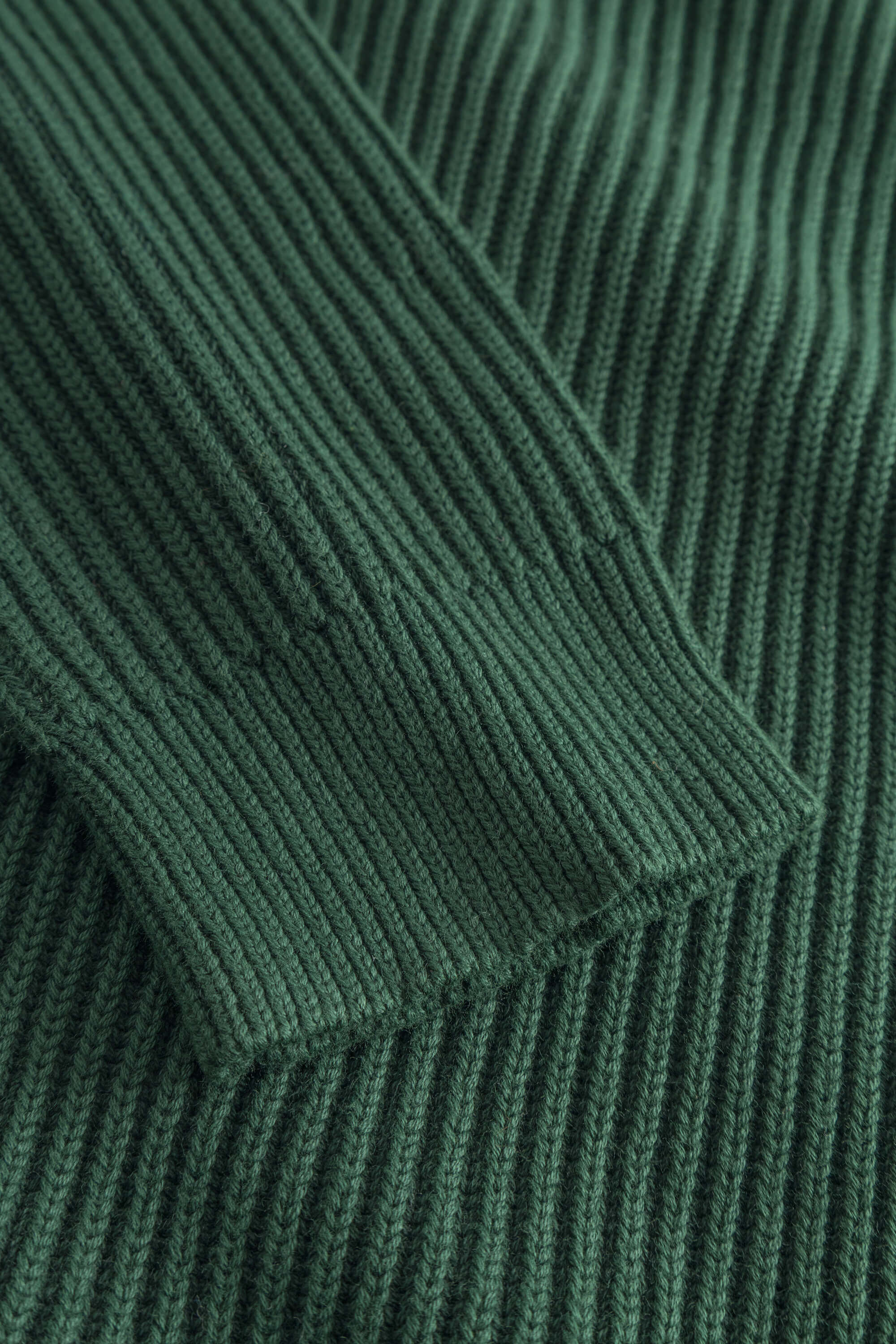 Pullover gerippt - Pine