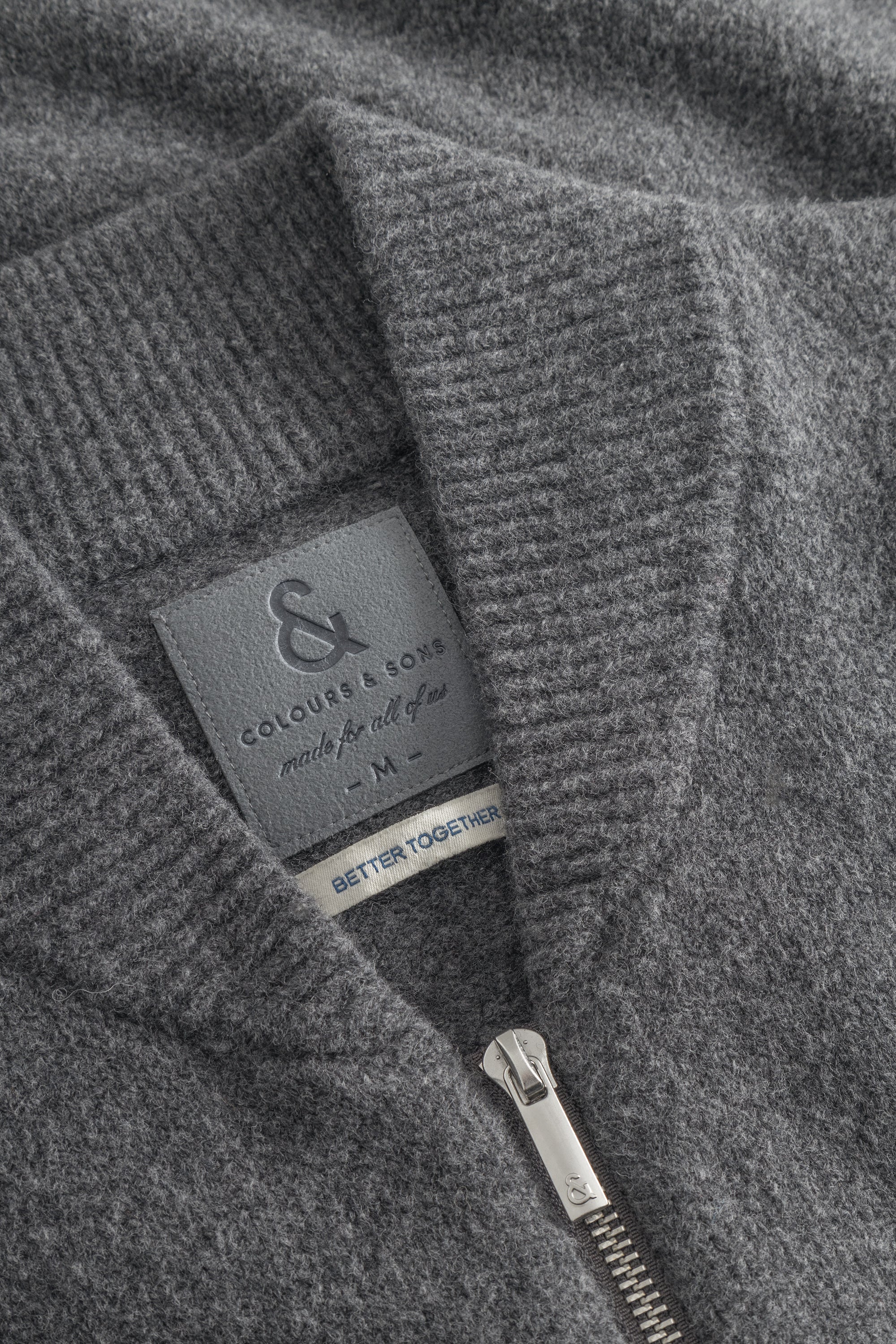 Weste Wolloptik - Anthracite