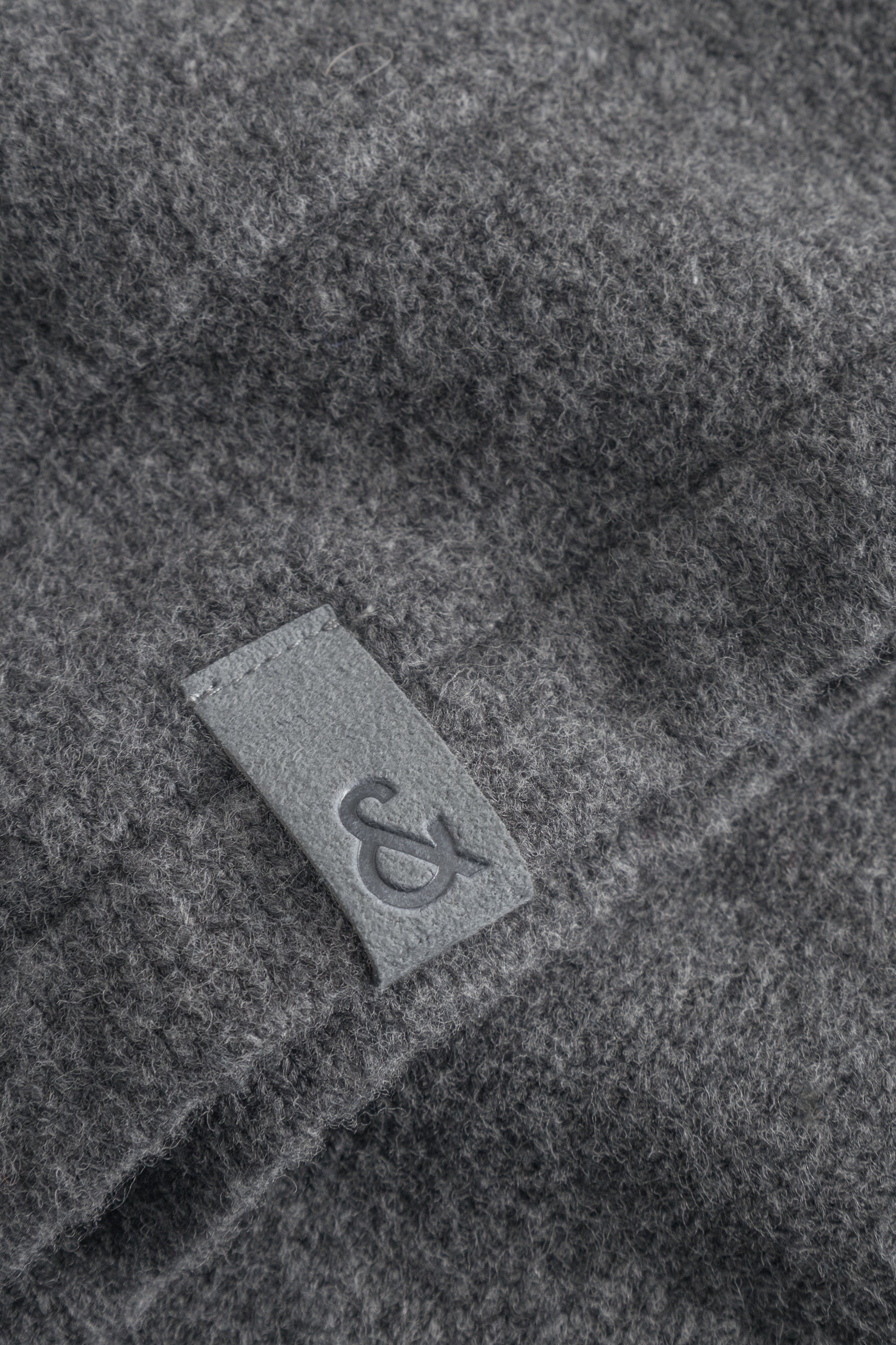 Weste Wolloptik - Anthracite