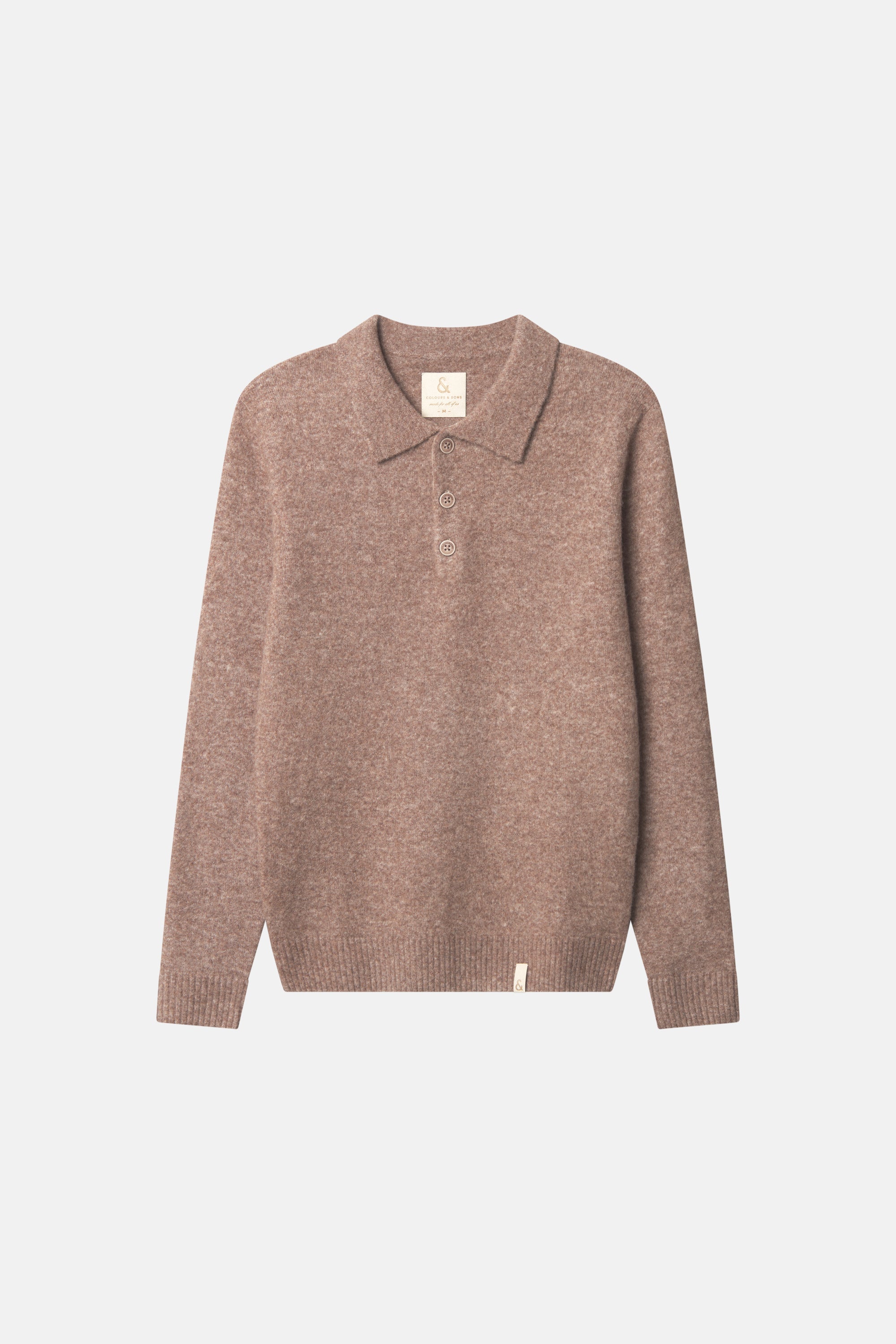 Strickpullover Wollmischgewebe - Wood