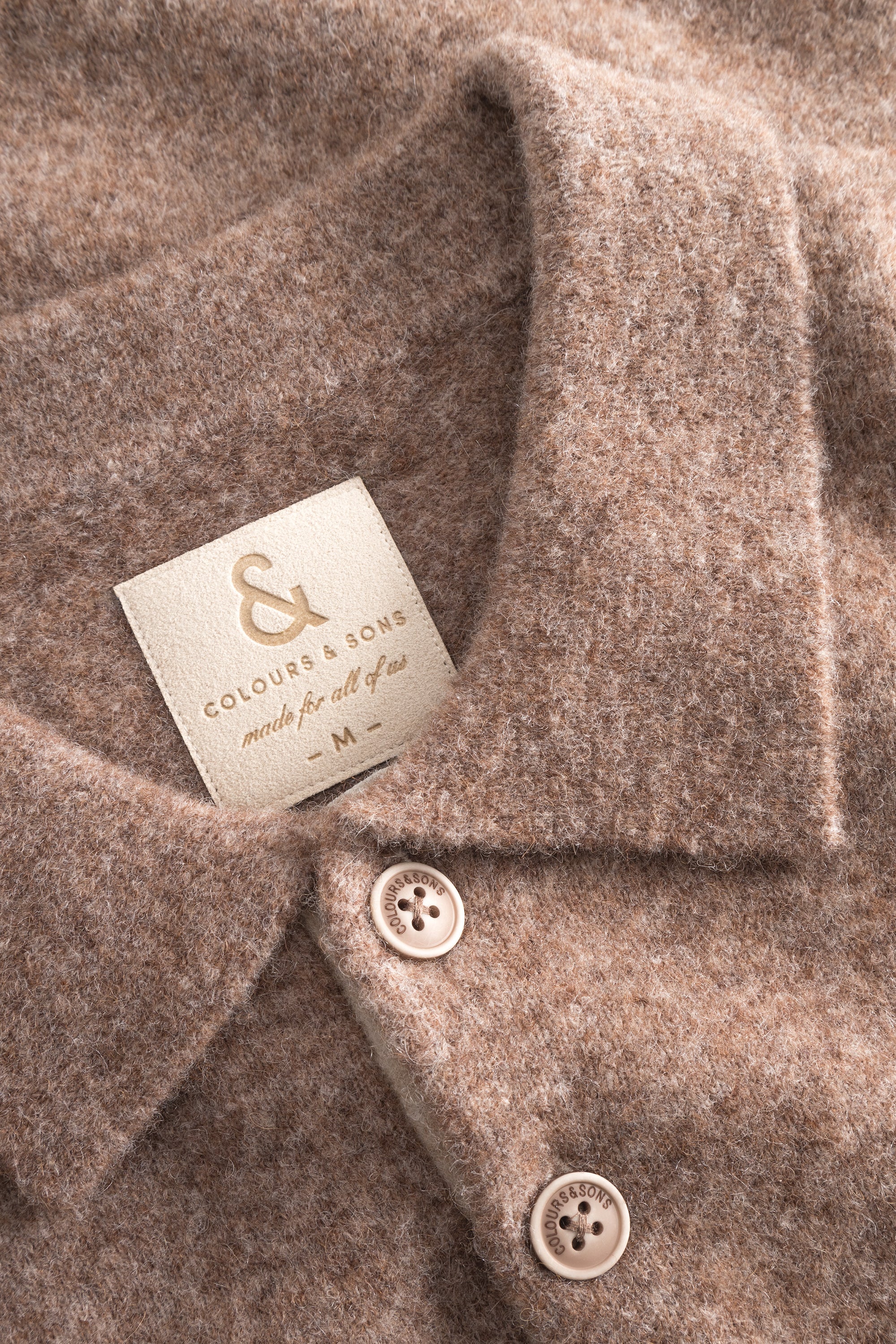 Strickpullover Wollmischgewebe - Wood