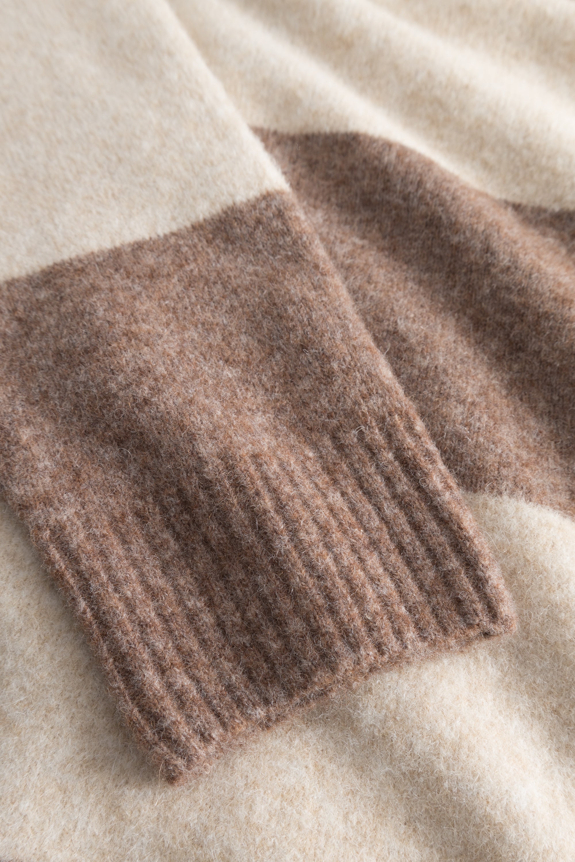 Cardigan gestreift - Wood-Offwhite