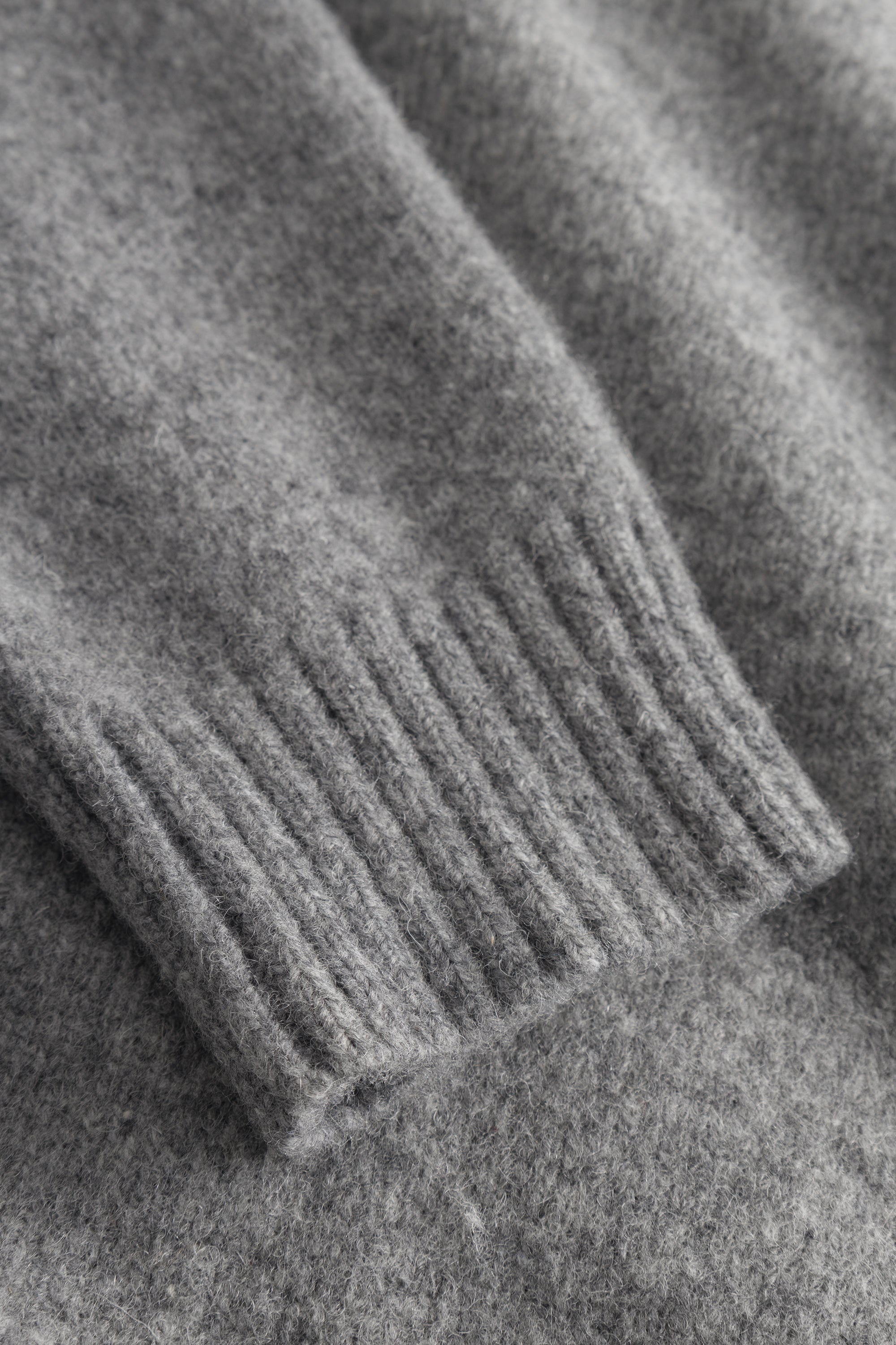 Strick Bomberjacke - Steel